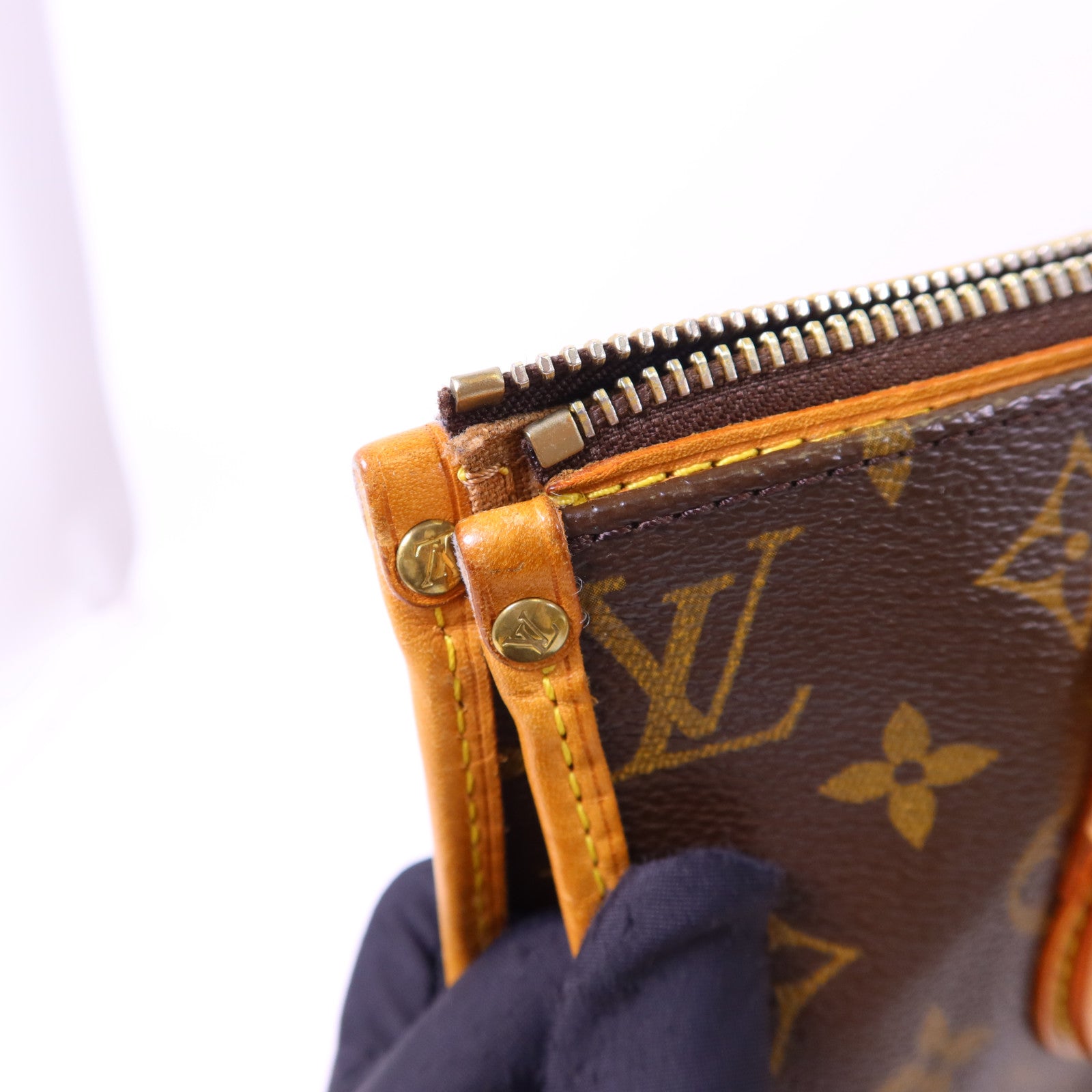 LOUIS VUITTON Monogram Popincourt Haut金扣肩背袋