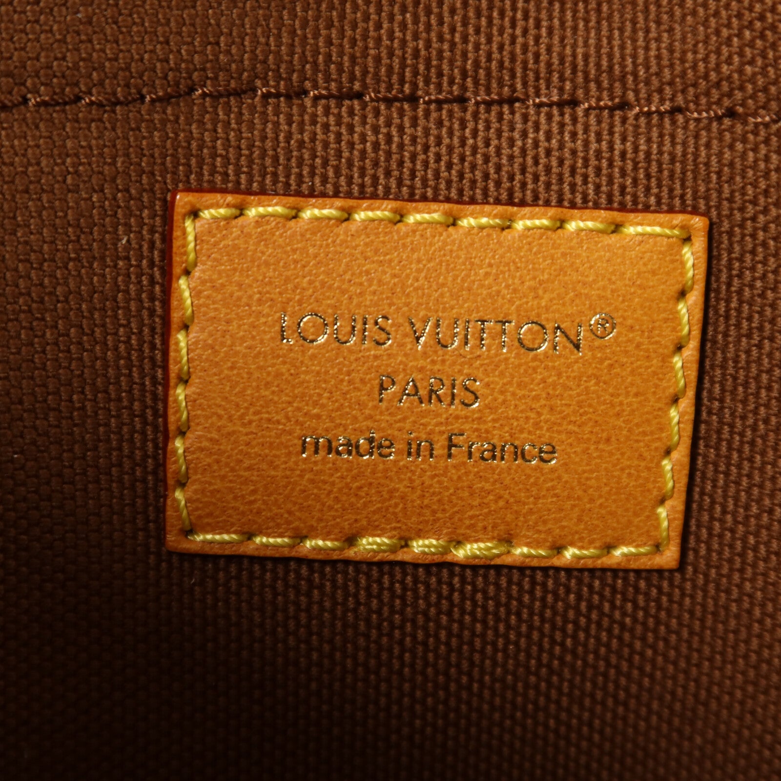 LOUIS VUITTON Monogram Satchel金扣肩背袋