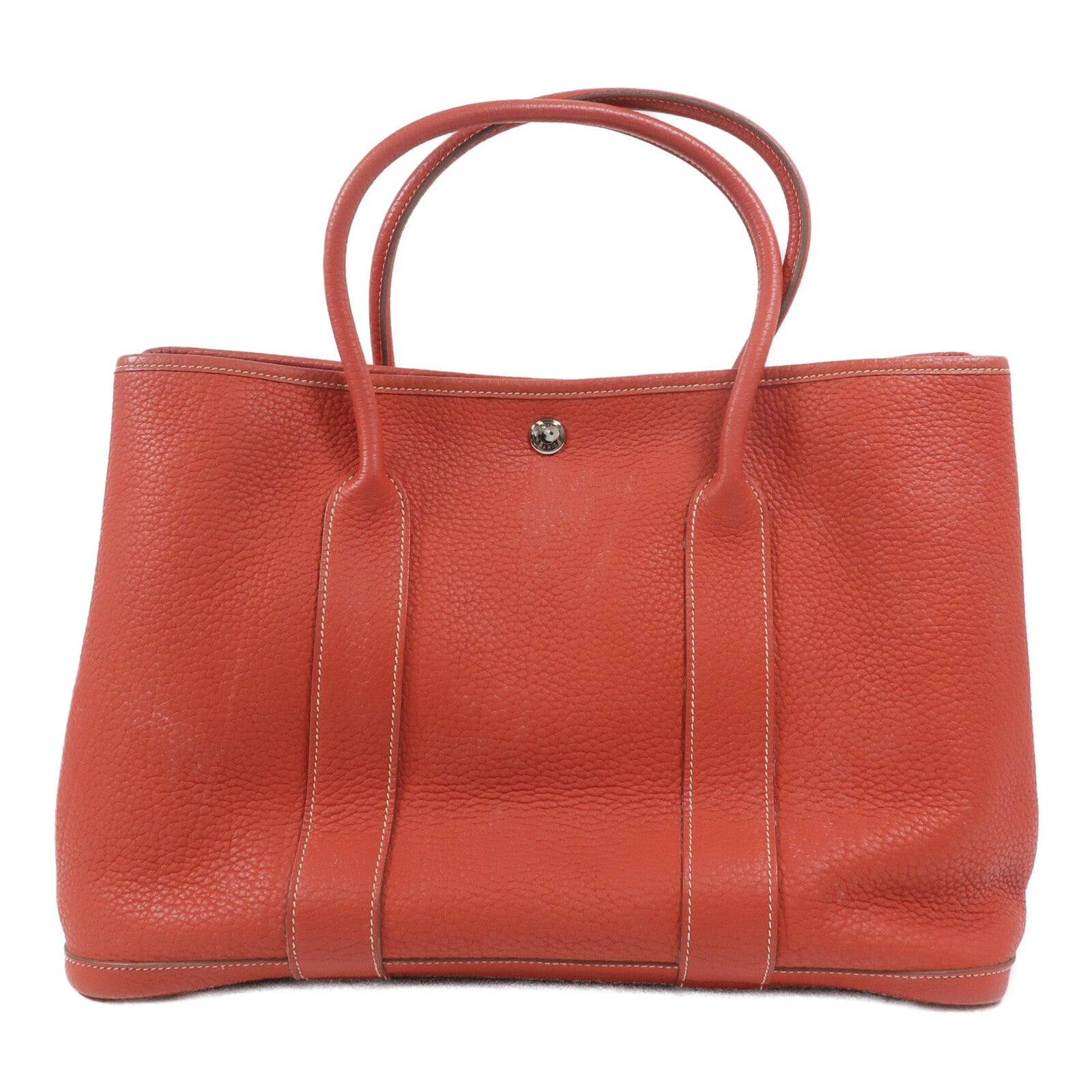 HERMES Negonda皮革Garden Party PM手挽袋Sanguine