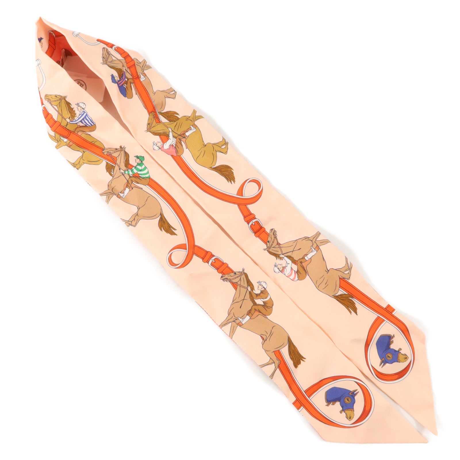 HERMES 絲質Twilly絲巾
