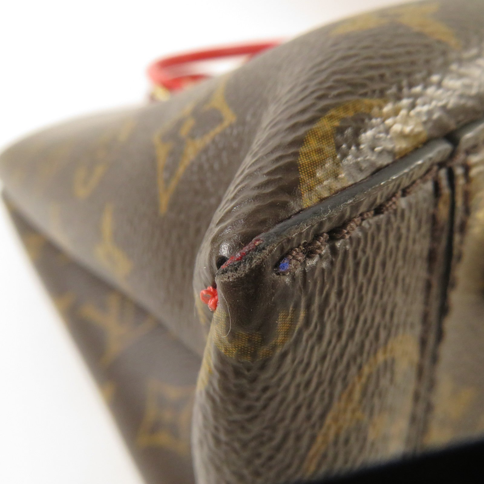 LOUIS VUITTON 【激減優惠】Monogram Flower Tote Bag金扣手挽肩背兩用袋啡色