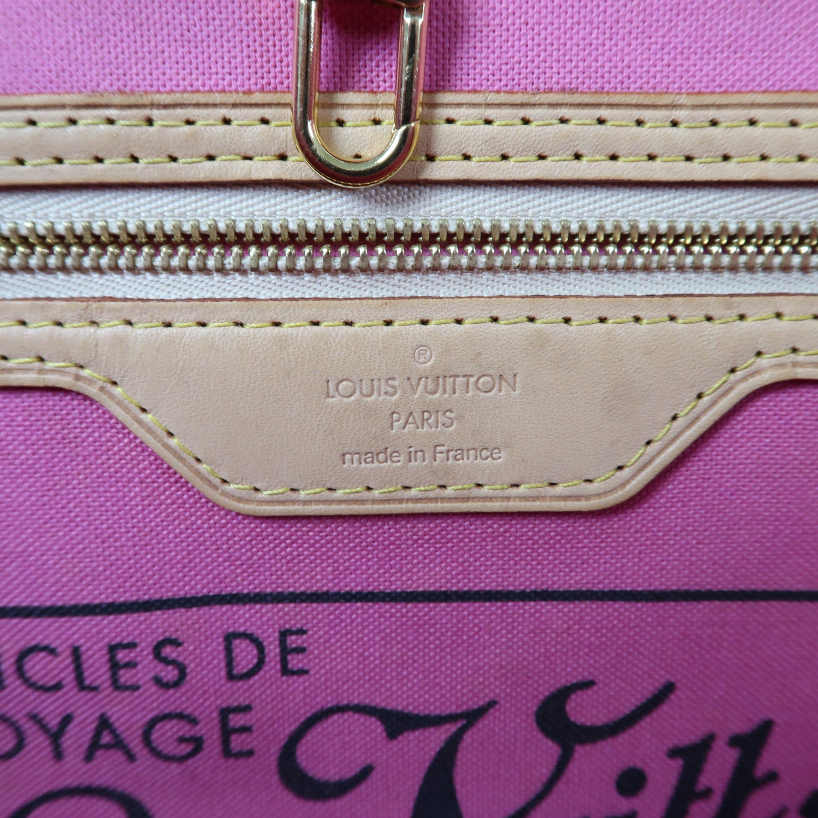 LOUIS VUITTON Monogram Takashi Murakami Neverfull GM金扣手挽袋啡色