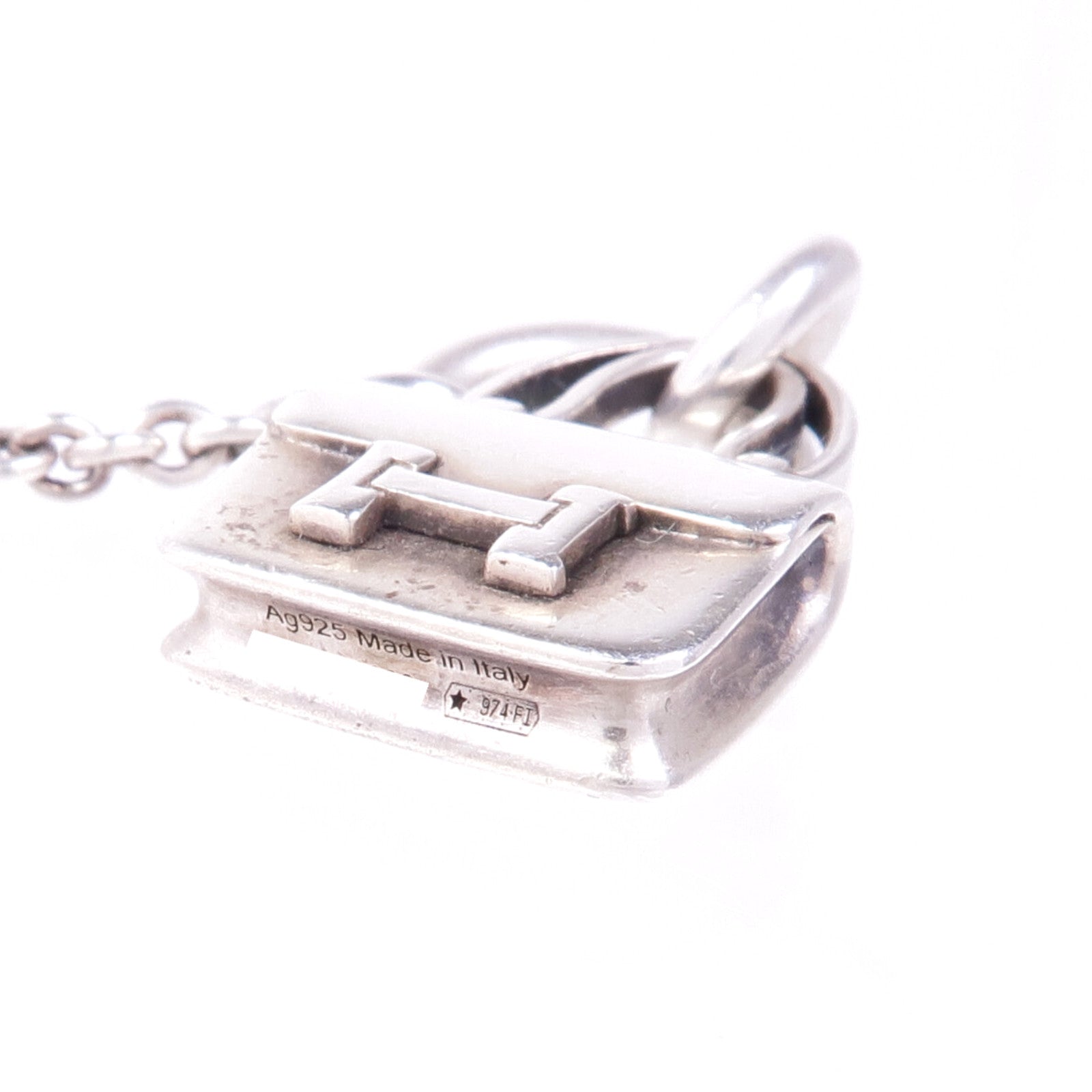 HERMES 925純銀Amulettes Constance Pendant項鍊