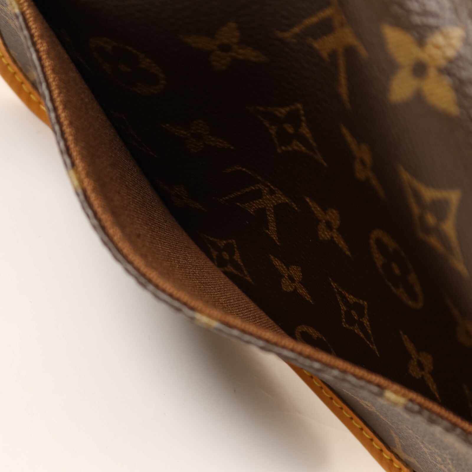 LOUIS VUITTON Monogram Satchel金扣肩背袋