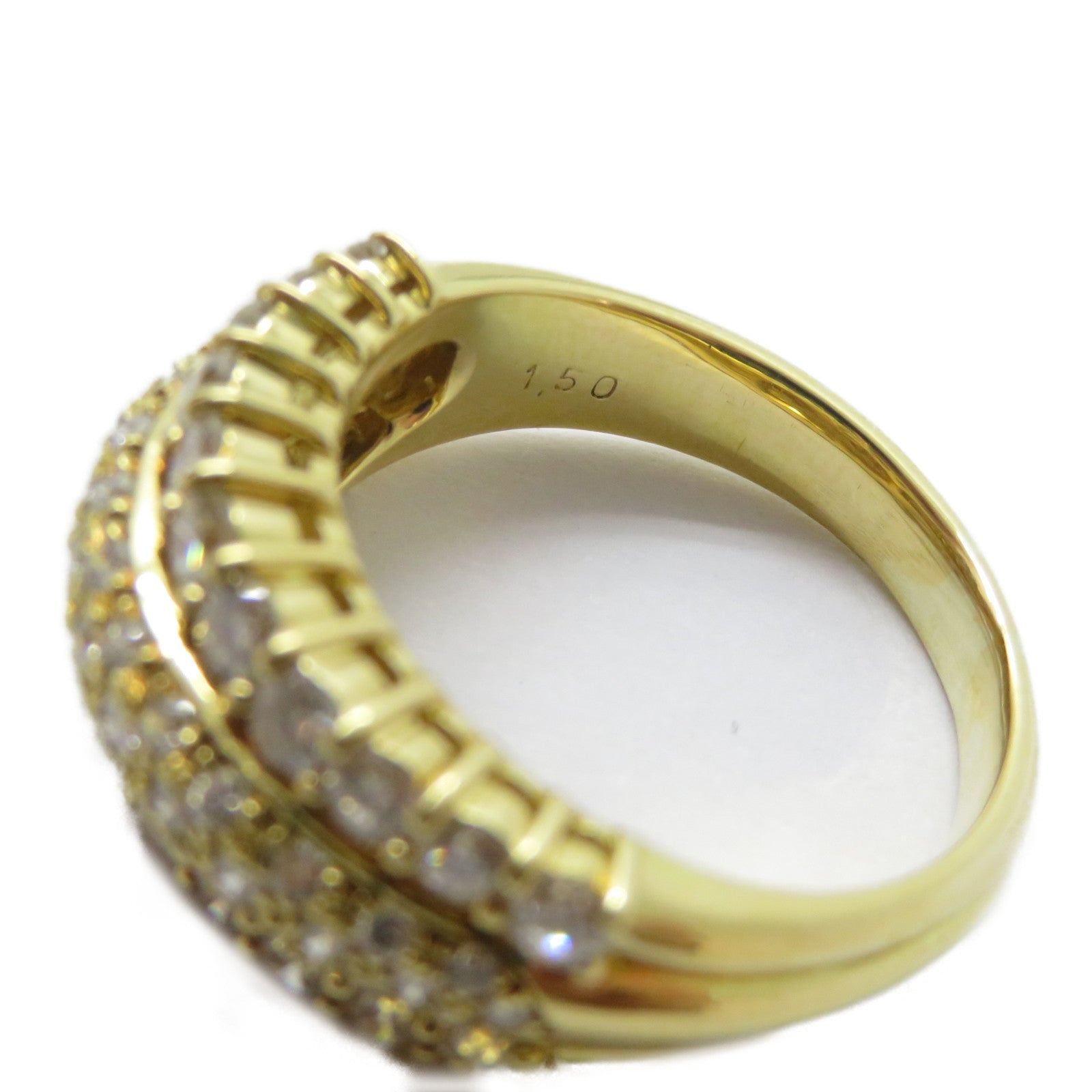 JEWELRY 18K黃金Diamond Ring 1.50ct鑽石戒指US#7