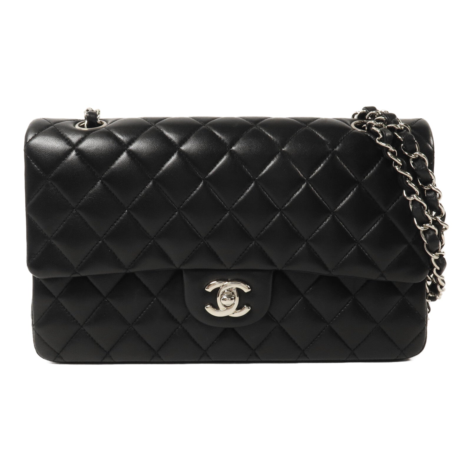 CHANEL 羊皮皮革Classic 25鏈帶肩背袋
