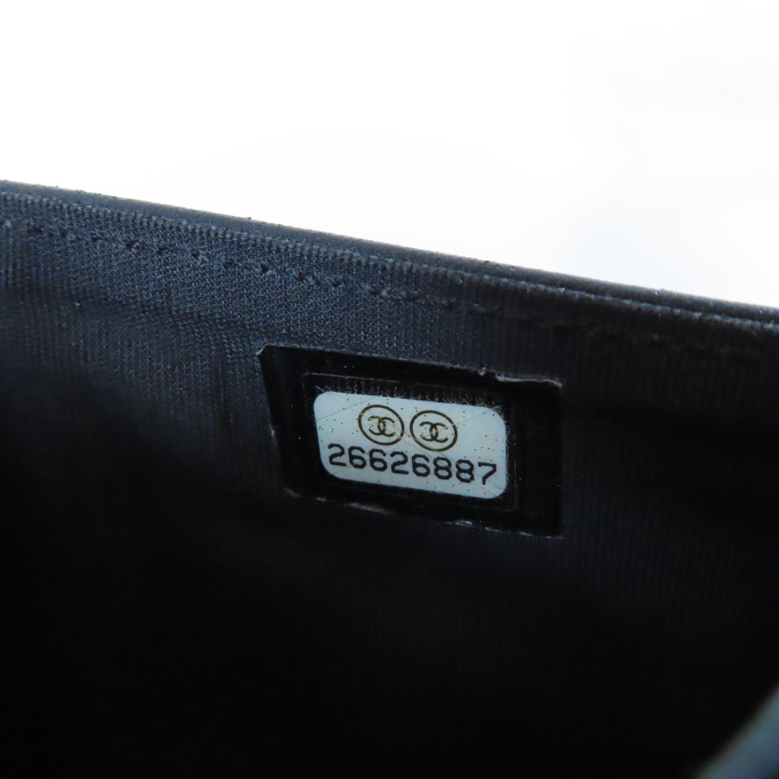 CHANEL **【激減優惠】Caviar皮革Long Wallet金扣長錢包黑色