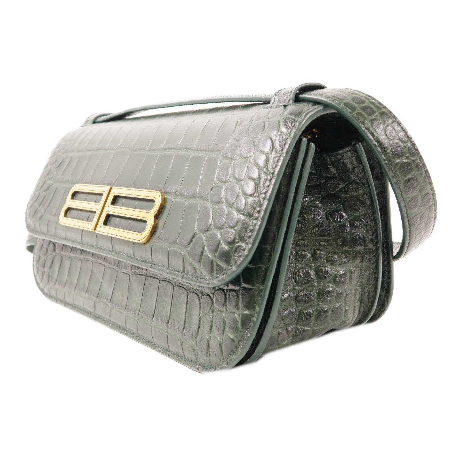 BALENCIAGA 牛皮皮革Shoulder Bag金扣肩背袋