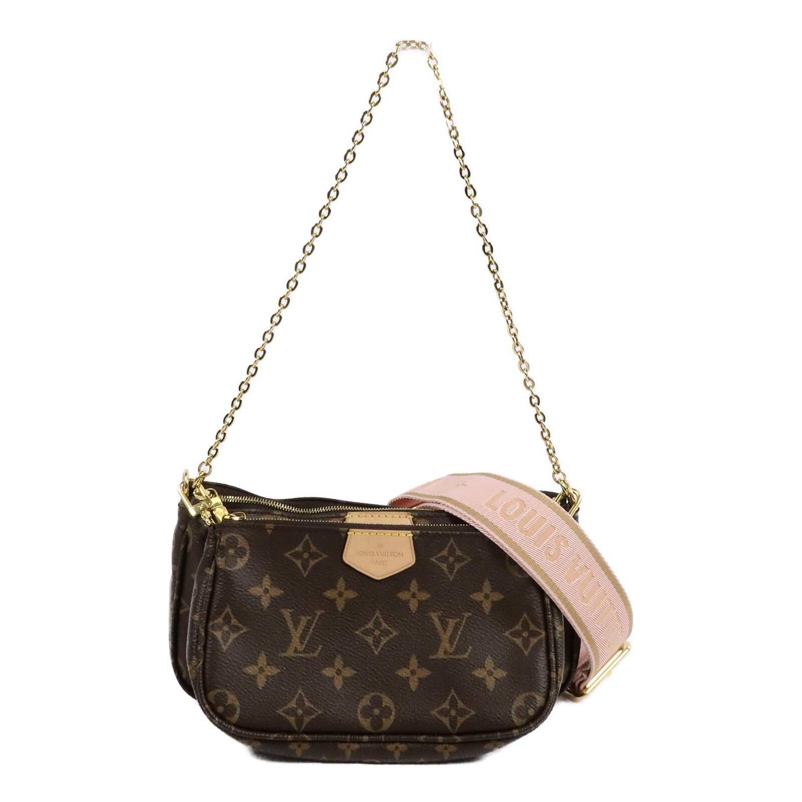 LOUIS VUITTON Monogram Multi Pochette Accessoires手挽肩背兩用袋