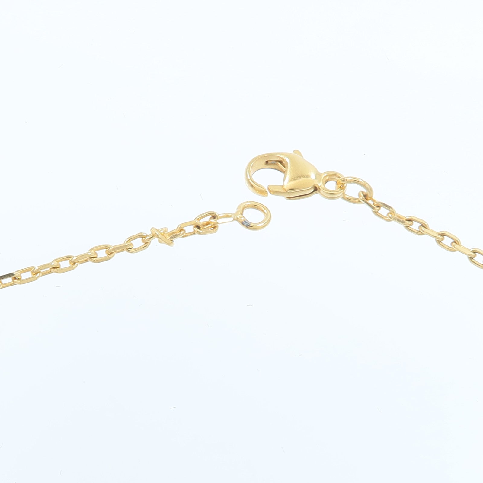 HERMES 金屬/Swift皮革O'Kelly Necklace項鍊Noir