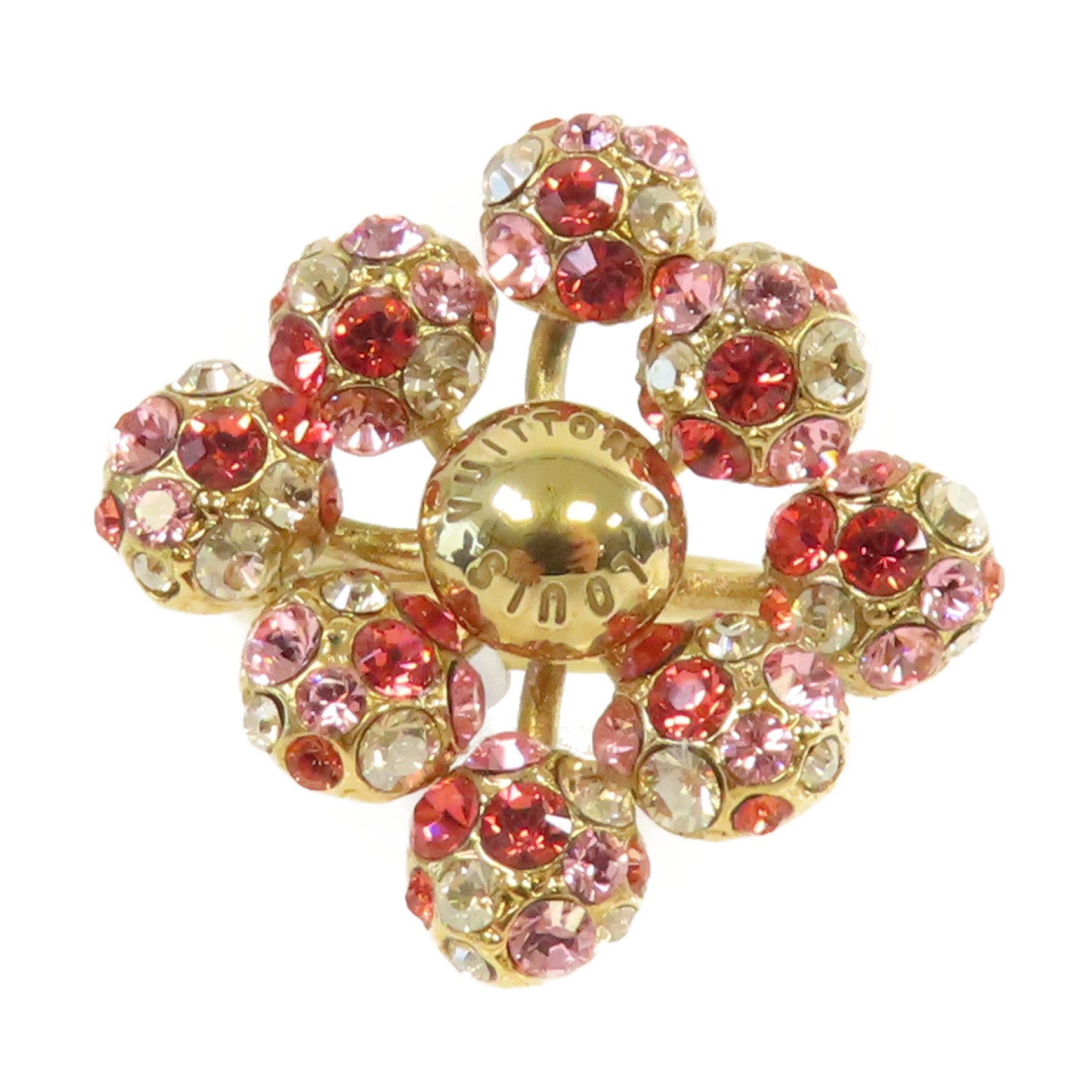 LOUIS VUITTON 【激減優惠】金屬/Multi Colors Stone Ring戒指#S/US#5