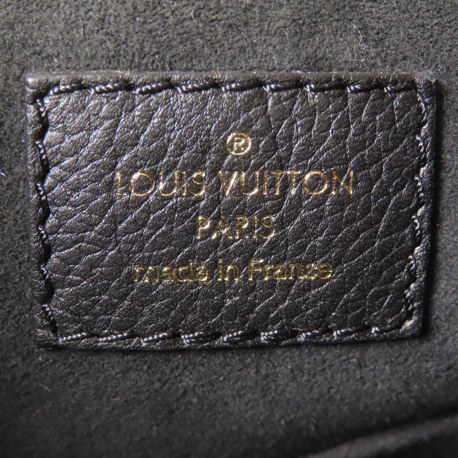 LOUIS VUITTON 牛皮皮革Lockme Bucket金扣手挽肩背兩用袋黑色