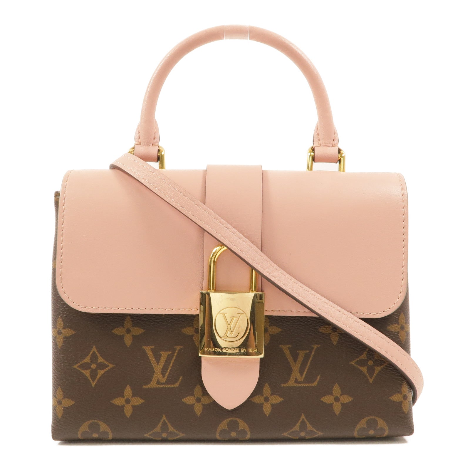 LOUIS VUITTON Monogram Locky BB手挽肩背兩用袋