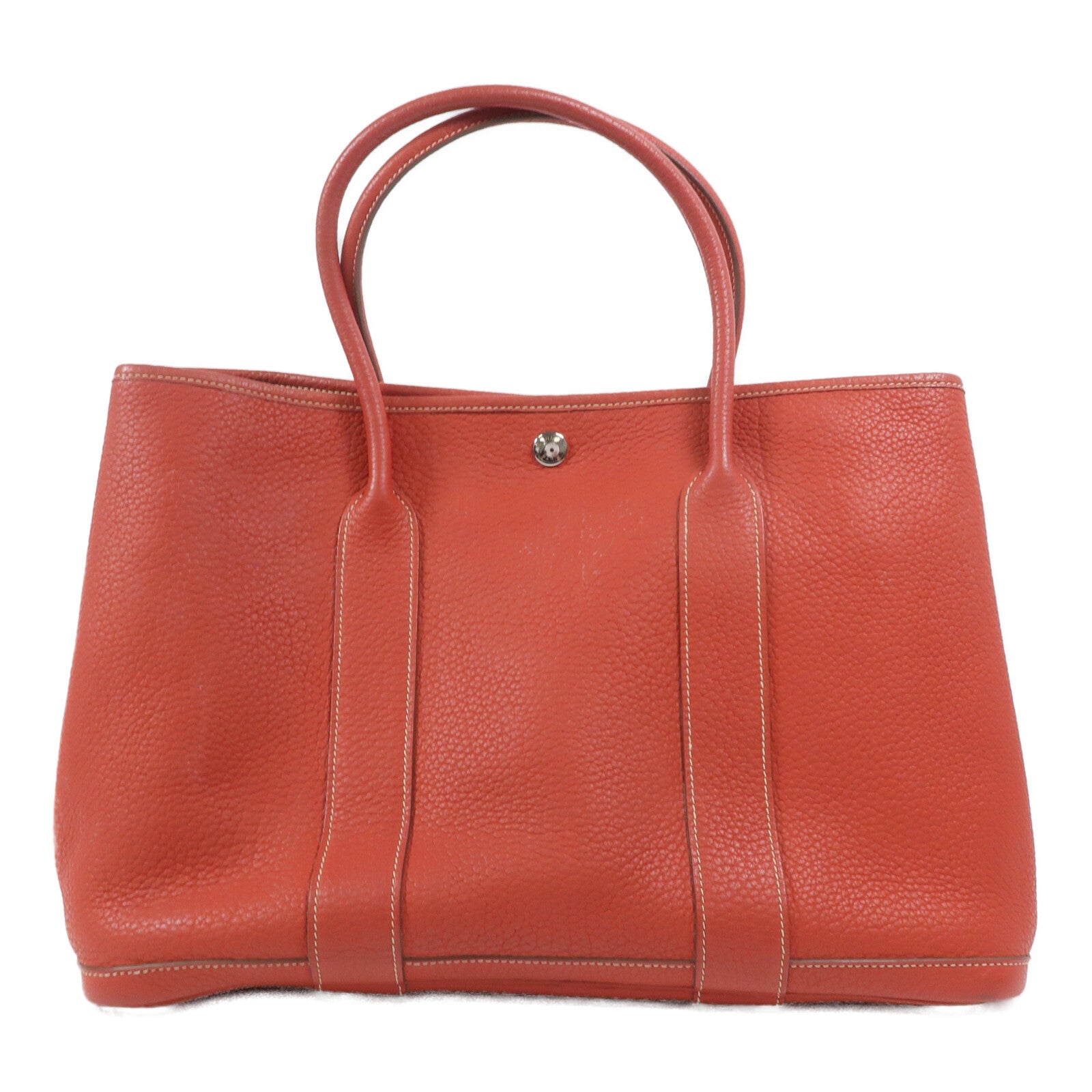 HERMES Negonda皮革Garden Party PM手挽袋Sanguine