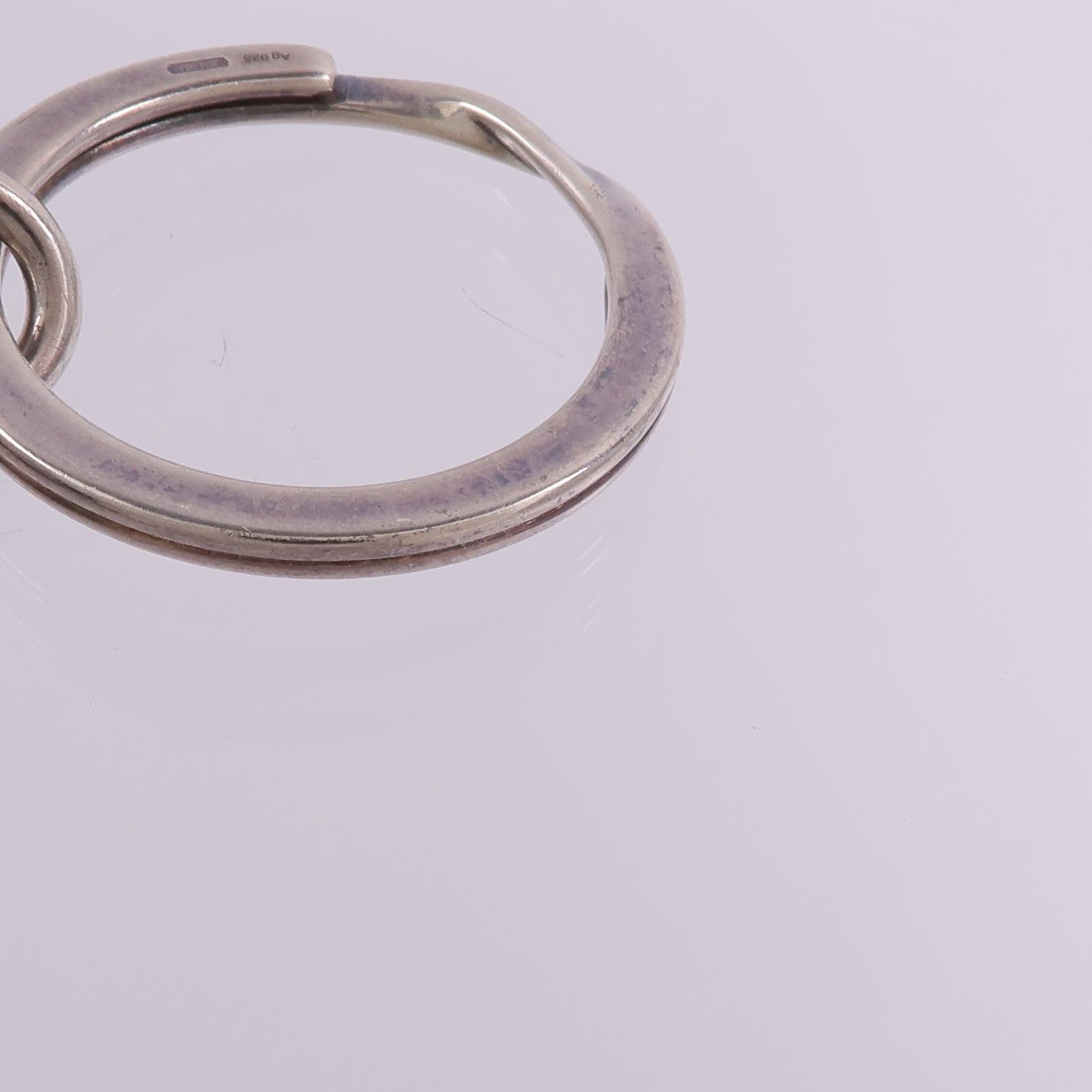 GUCCI 925純銀Double G Key Ring鑰匙圈