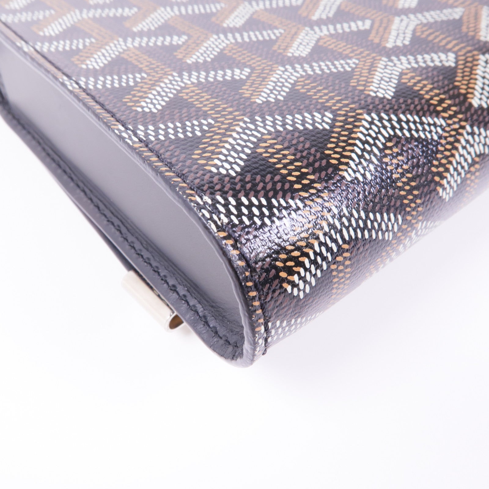 GOYARD 塗層帆布Monte Carlo銀扣肩背袋