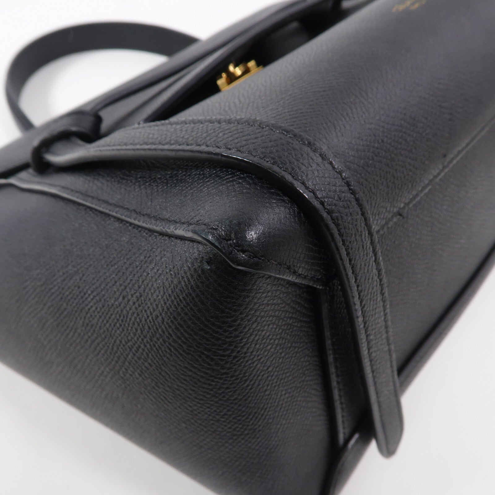 CELINE 牛皮皮革Micro Belt Bag手挽肩背兩用袋