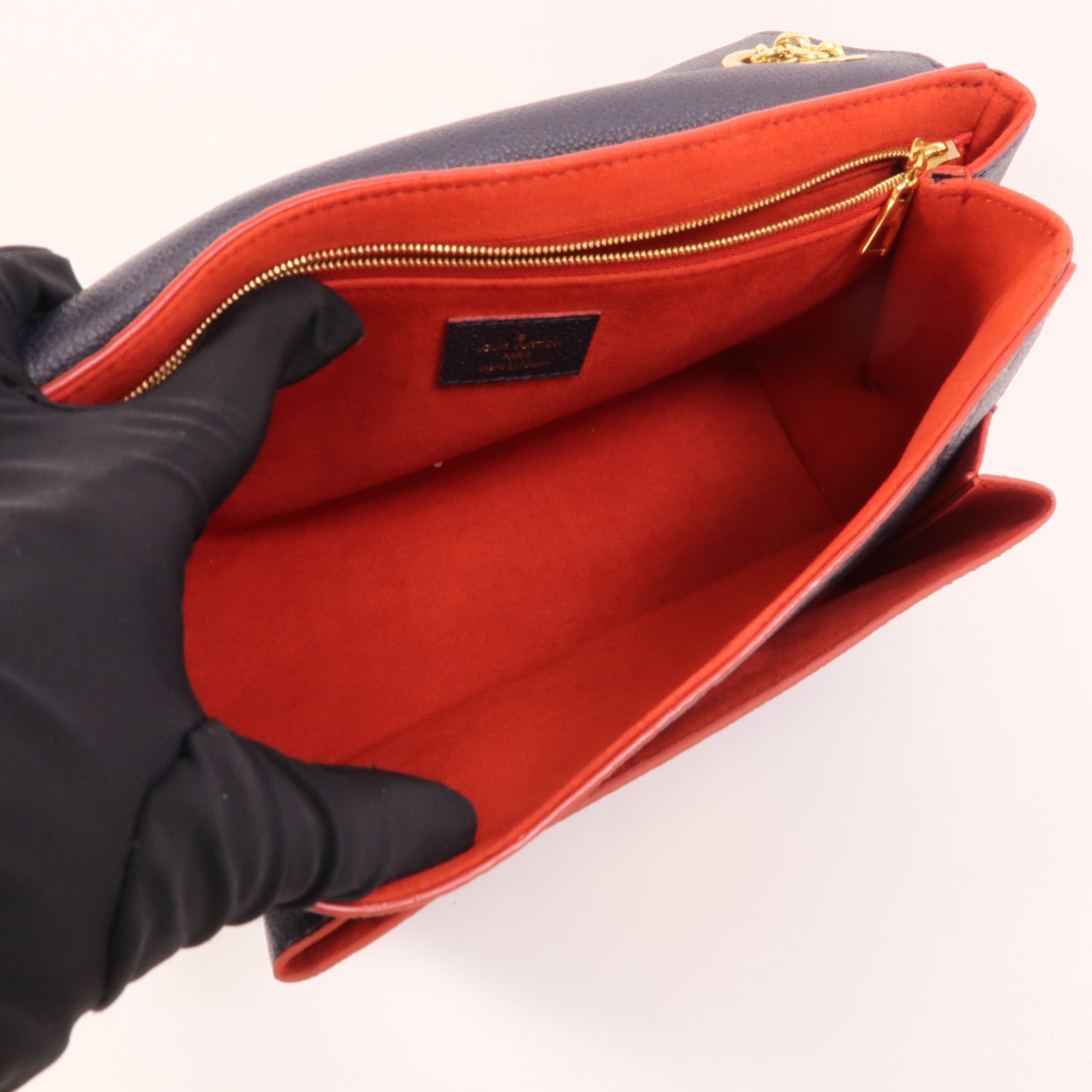 LOUIS VUITTON Monogram Boite Chapeau Souple金扣肩背袋棕色
