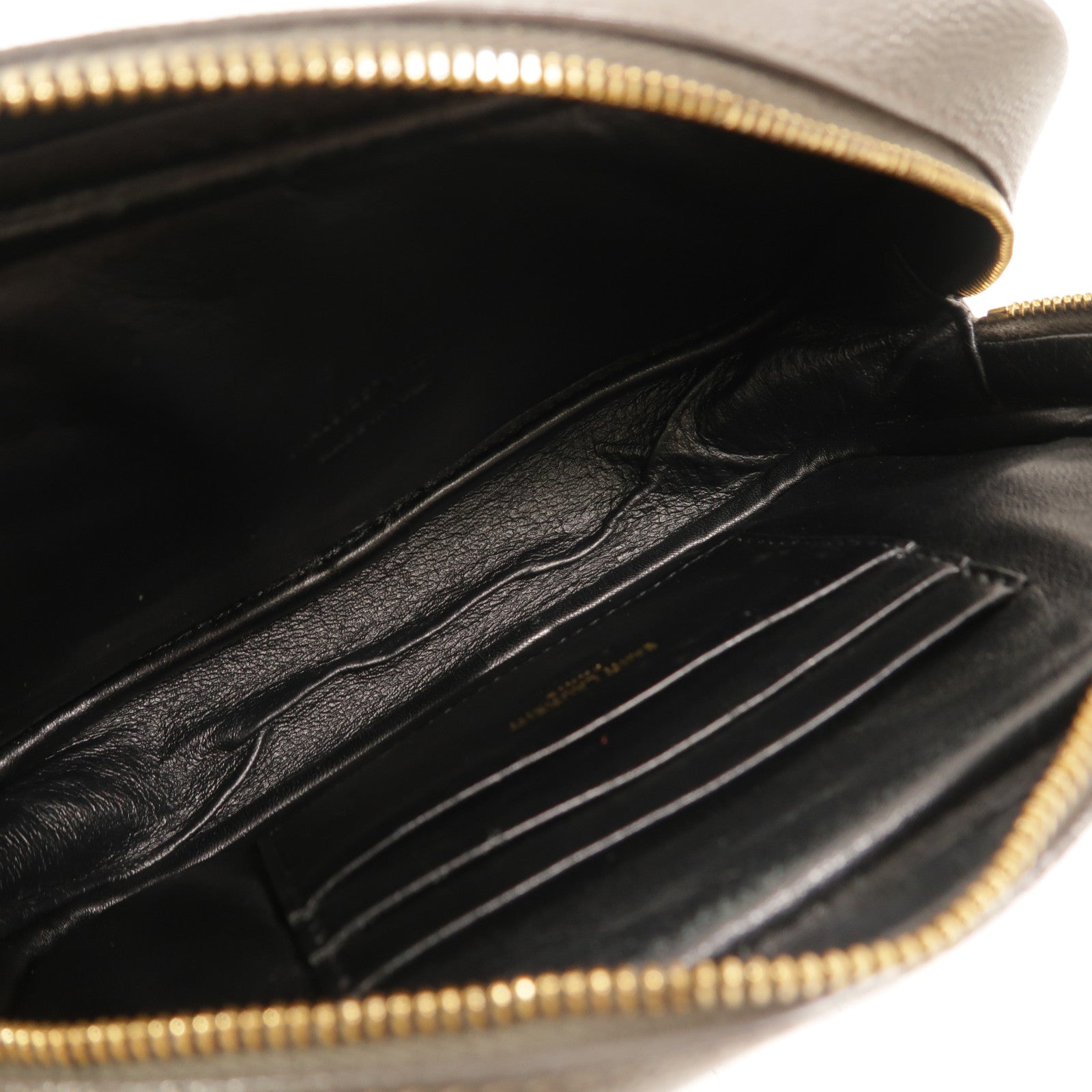 SAINT LAURENT 牛皮皮革Lou Mini Bag鏈帶肩背袋