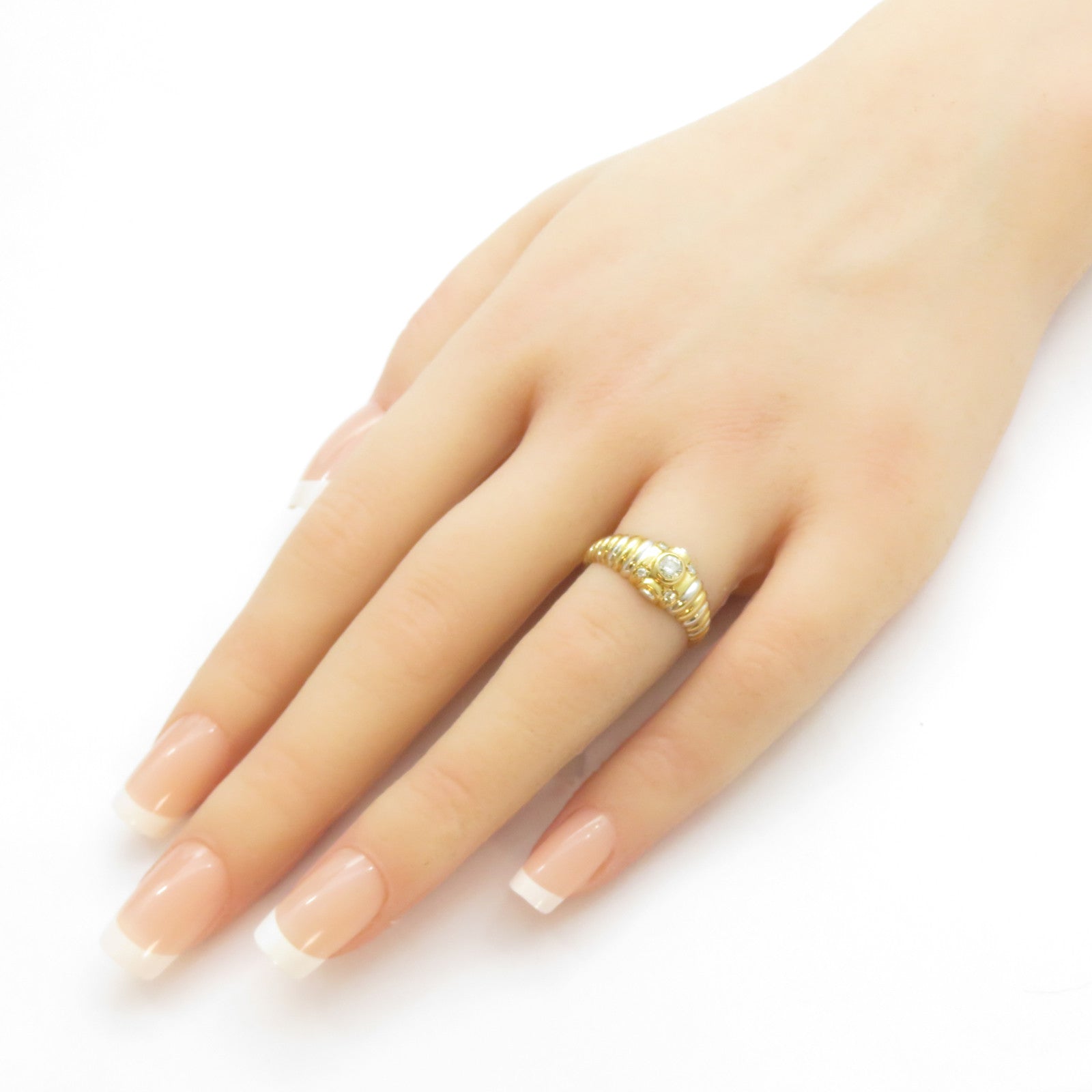 JEWELRY 14K黃金Ring鑽石戒指US#6.75