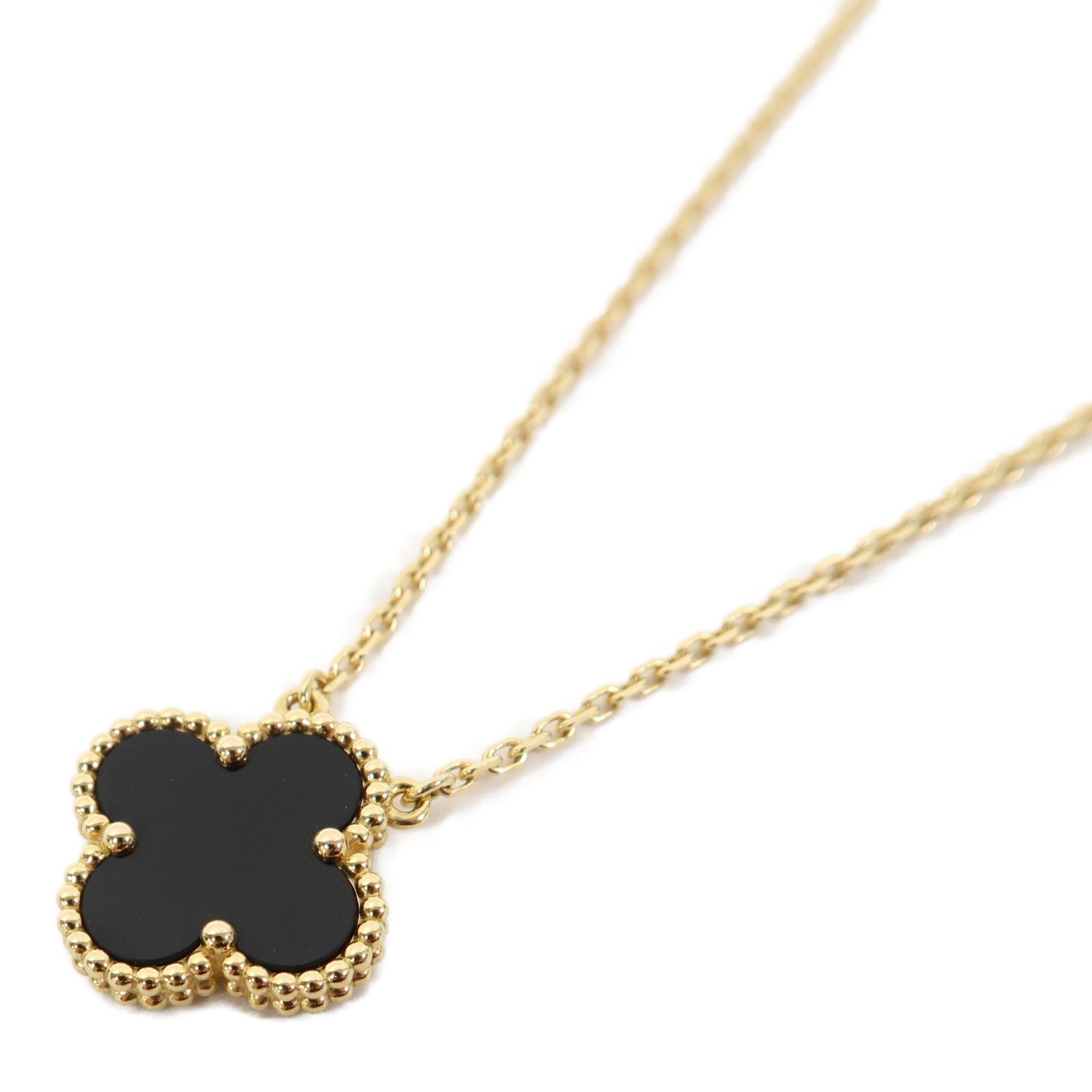 Van Cleef & Arpels 18K黃金Alhambra Necklace項鍊