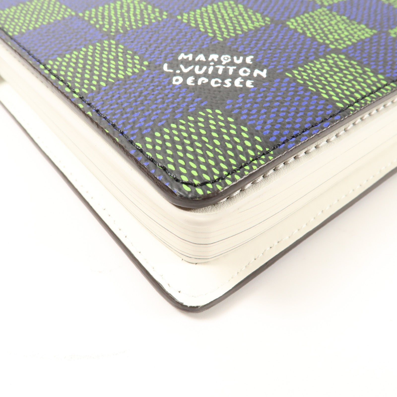 LOUIS VUITTON Damier Book Messenger銀扣肩背袋