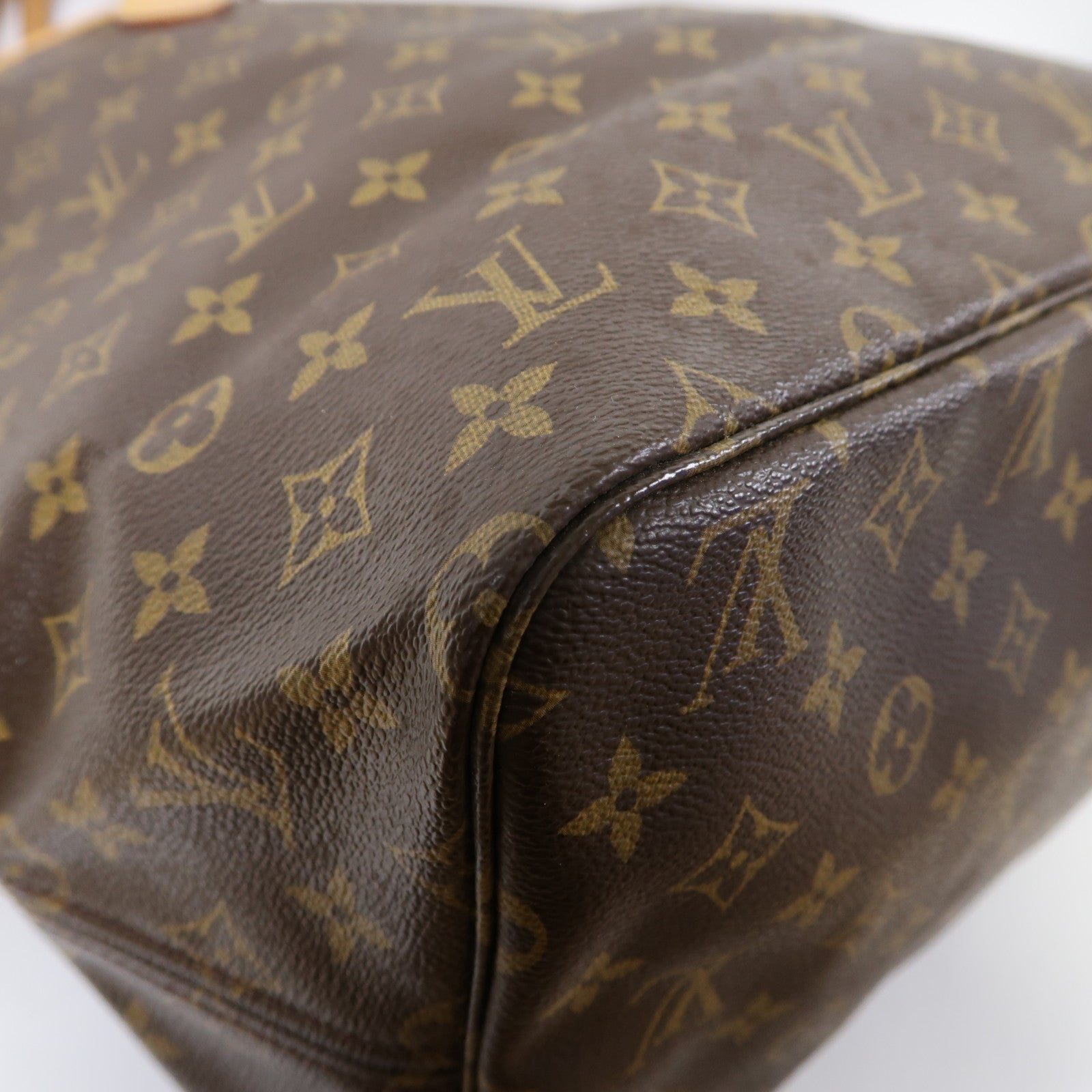 LOUIS VUITTON Monogram Takashi Murakami Neverfull GM金扣手挽袋啡色