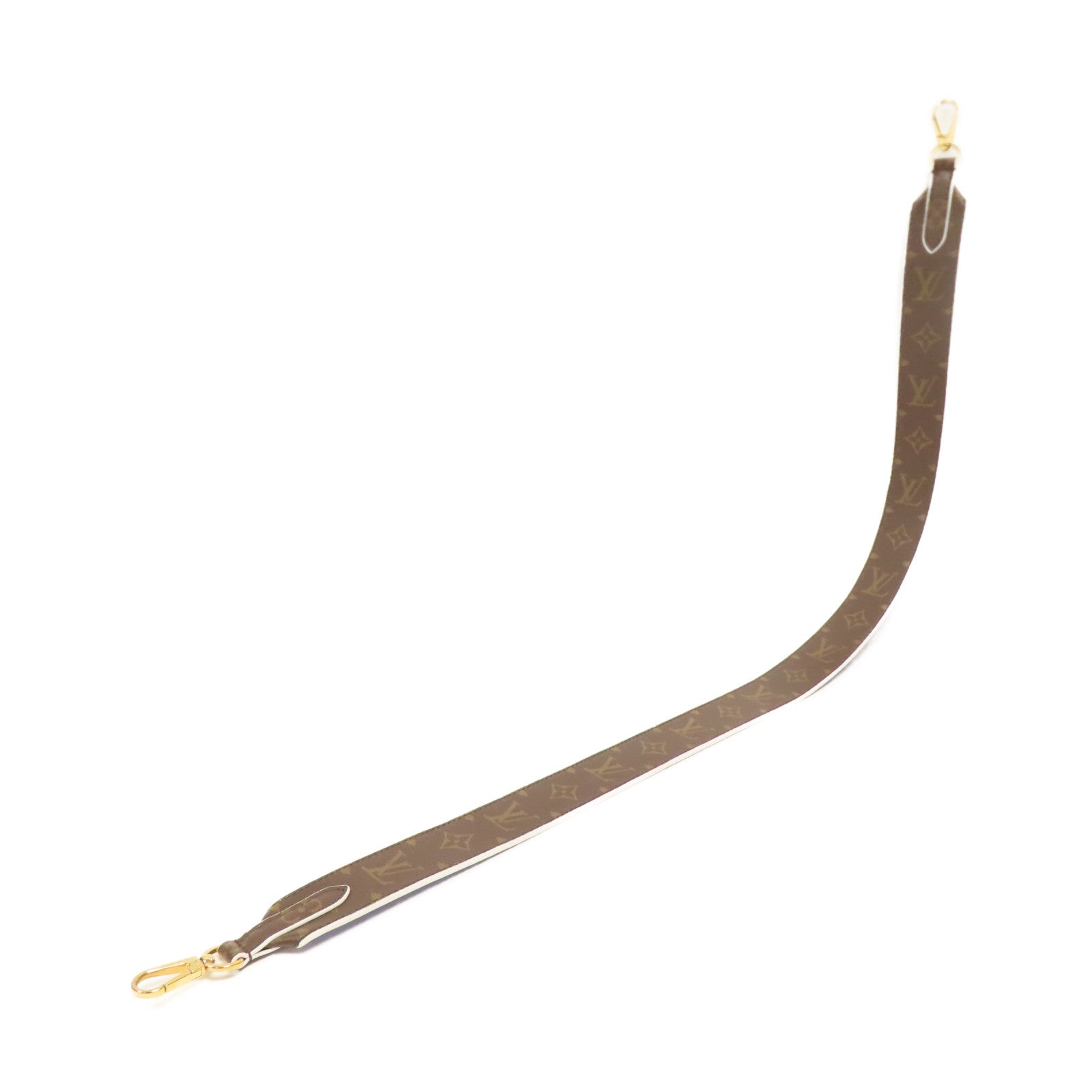 LOUIS VUITTON 【激減優惠】Monogram Shoulder Strap金扣肩背帶啡色/藍色