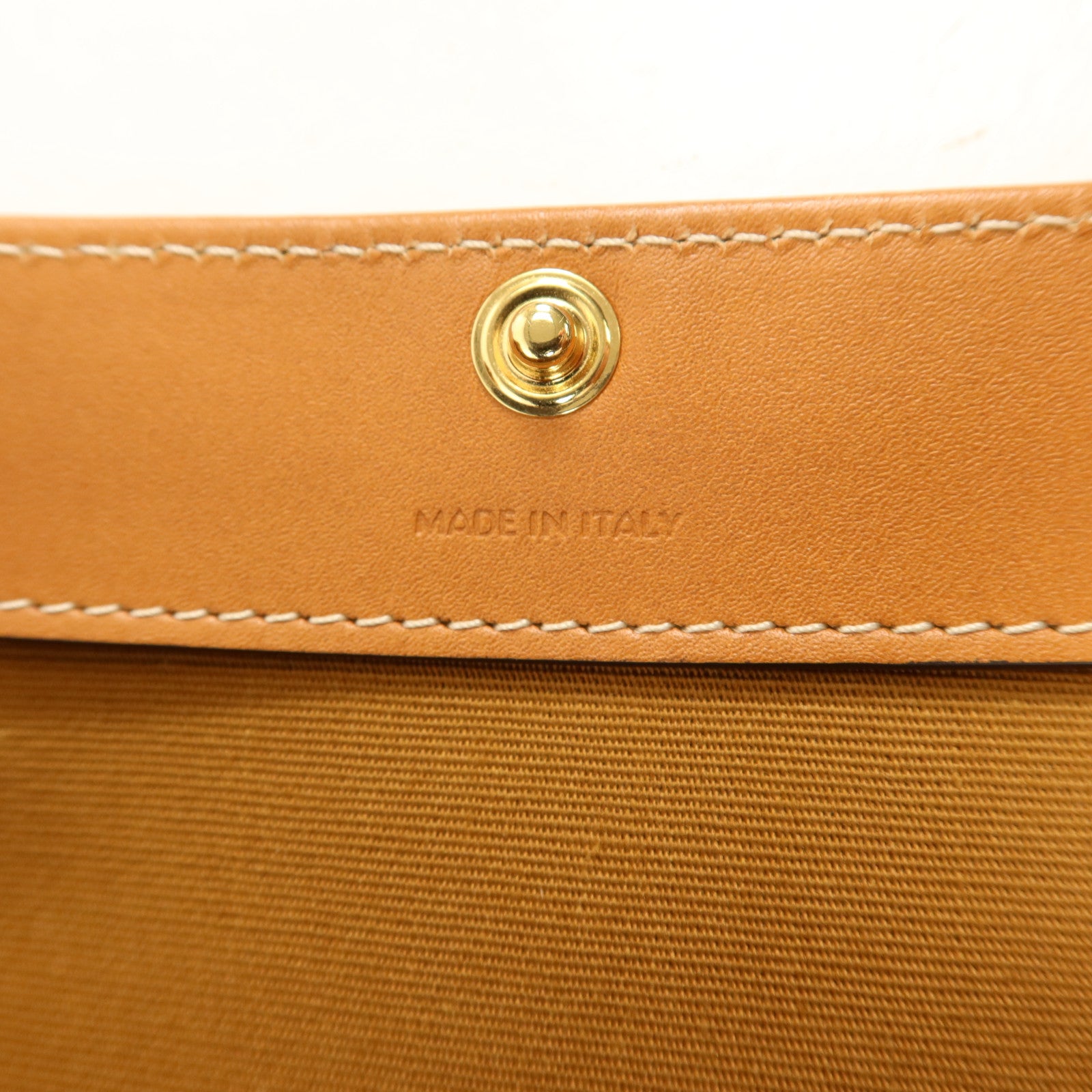 CELINE 塗層帆布Large Flat Shopper金扣手挽袋