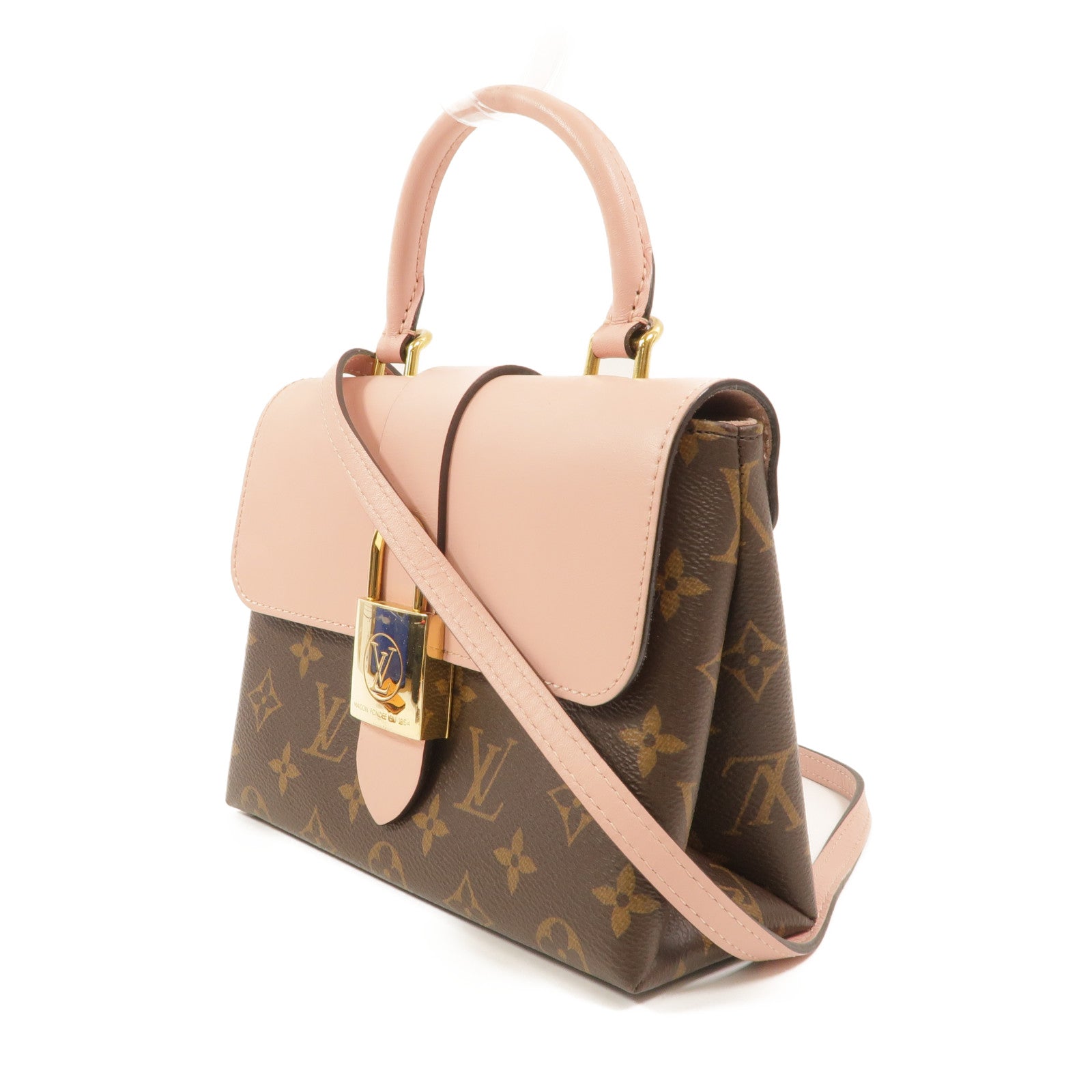LOUIS VUITTON Monogram Locky BB手挽肩背兩用袋