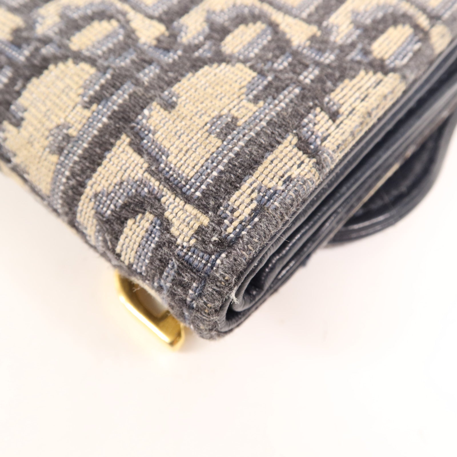 Dior 帆布Wallet金扣錢包