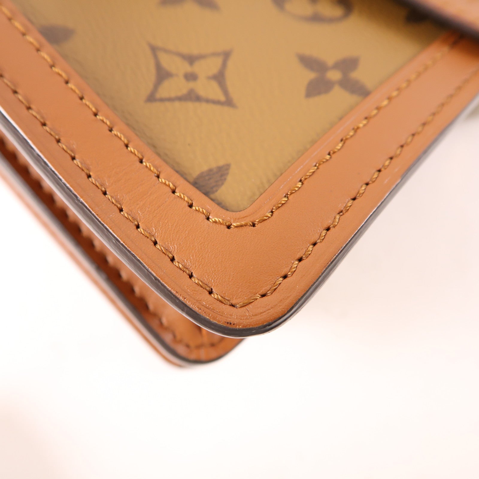 LOUIS VUITTON LV GHW Loop 2 Way Shoulder Bag M81098 Monogram Brown