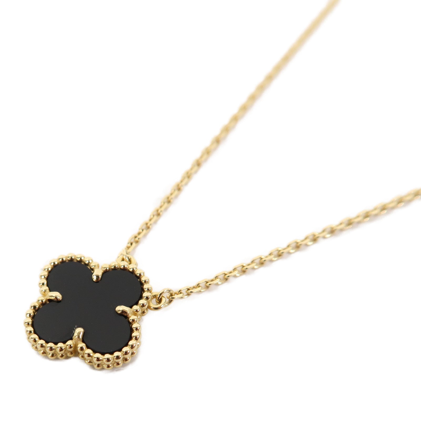 Van Cleef & Arpels 18K黃金Alhambra Necklace項鍊