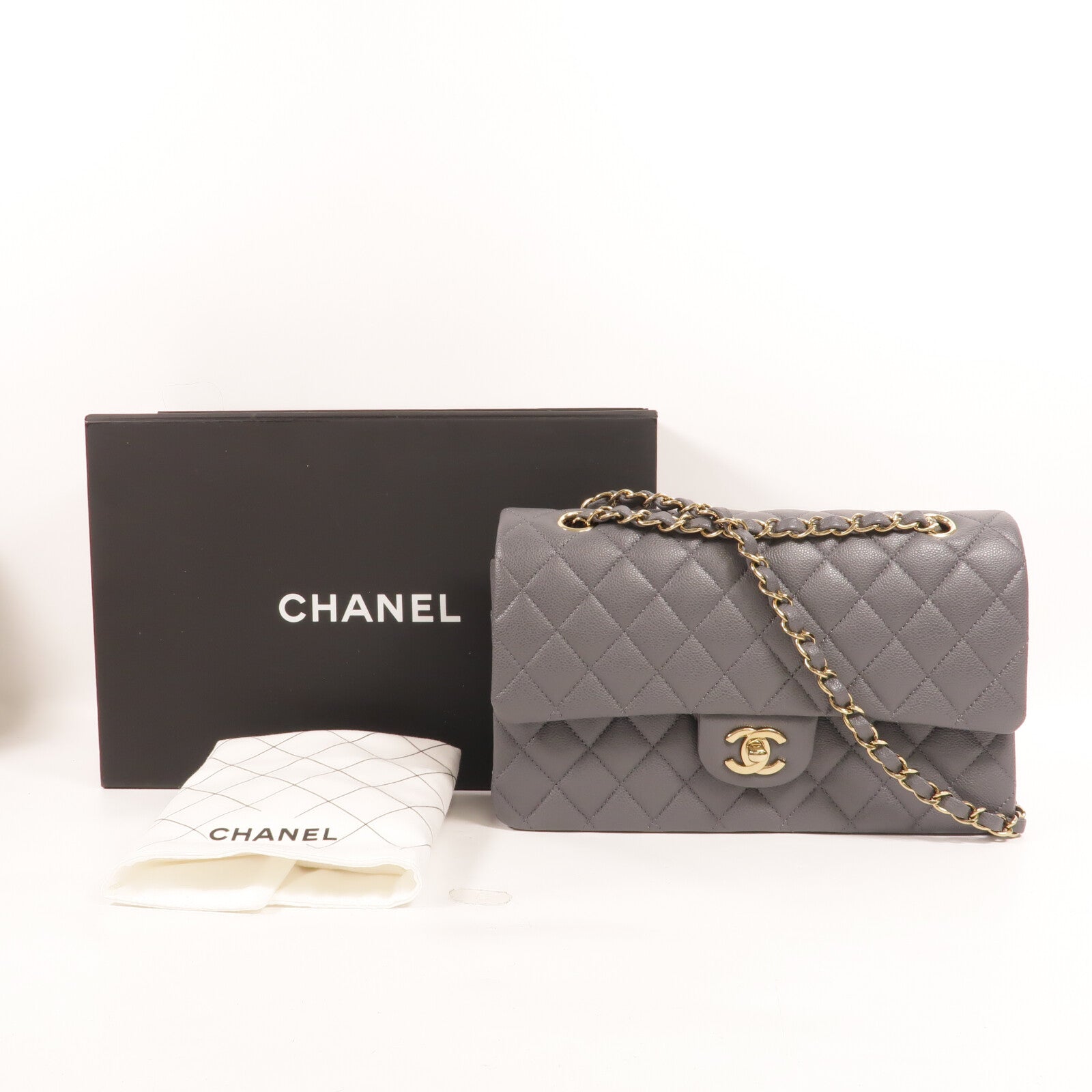 CHANEL 牛皮皮革Classic 25鏈帶肩背袋