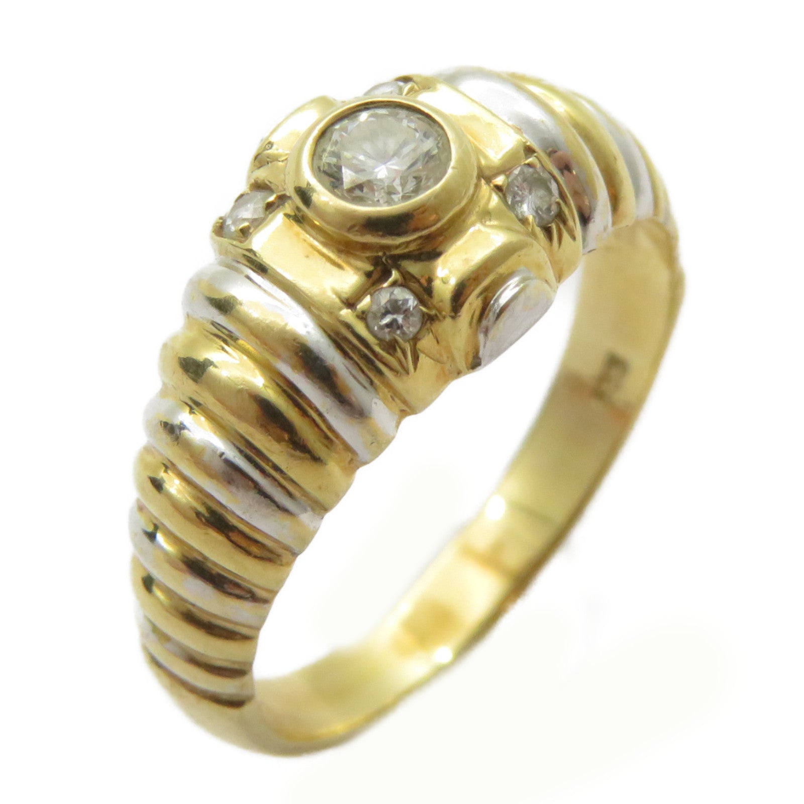 JEWELRY 14K黃金Ring鑽石戒指US#6.75