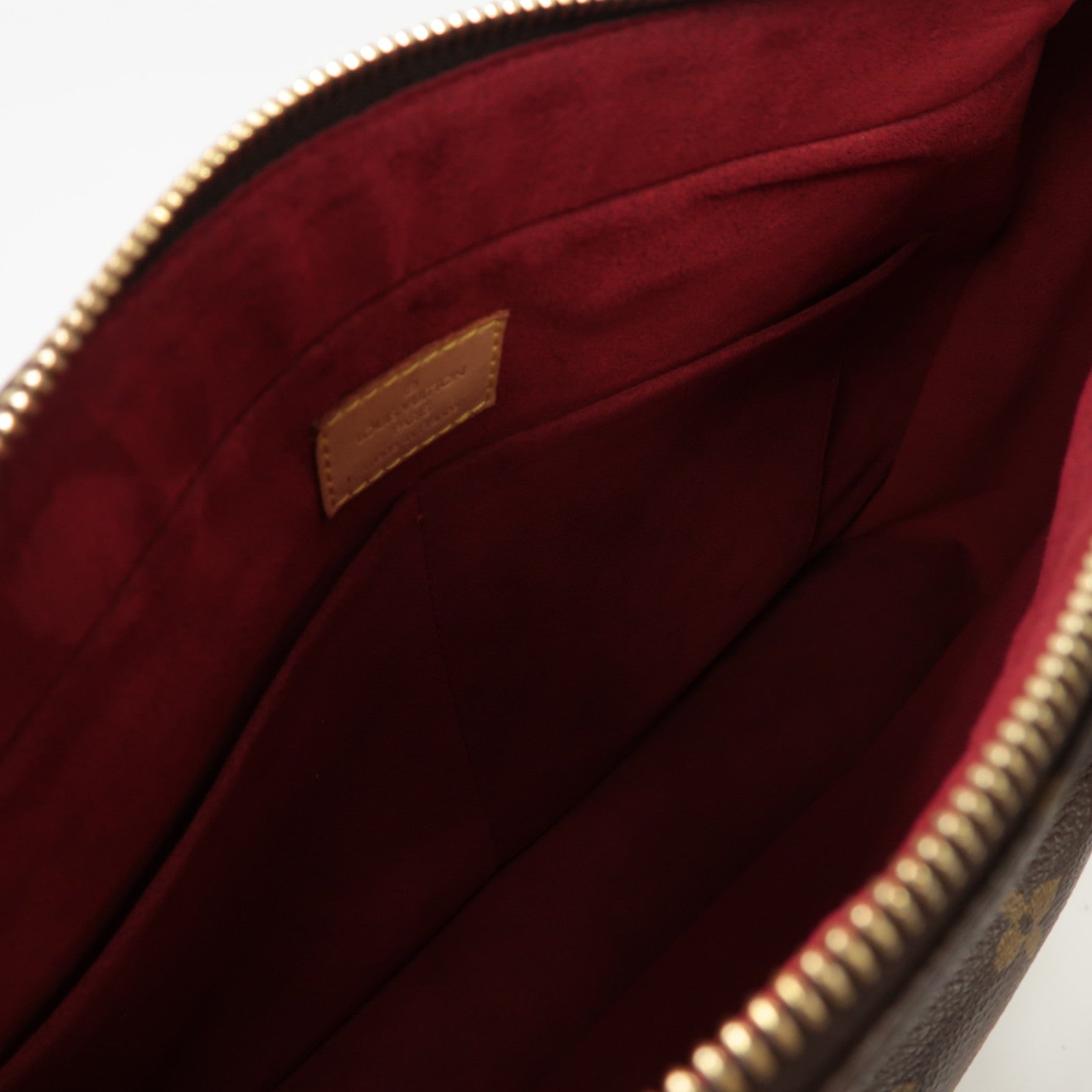LOUIS VUITTON Monogram Multipli Cite金扣肩背袋啡色