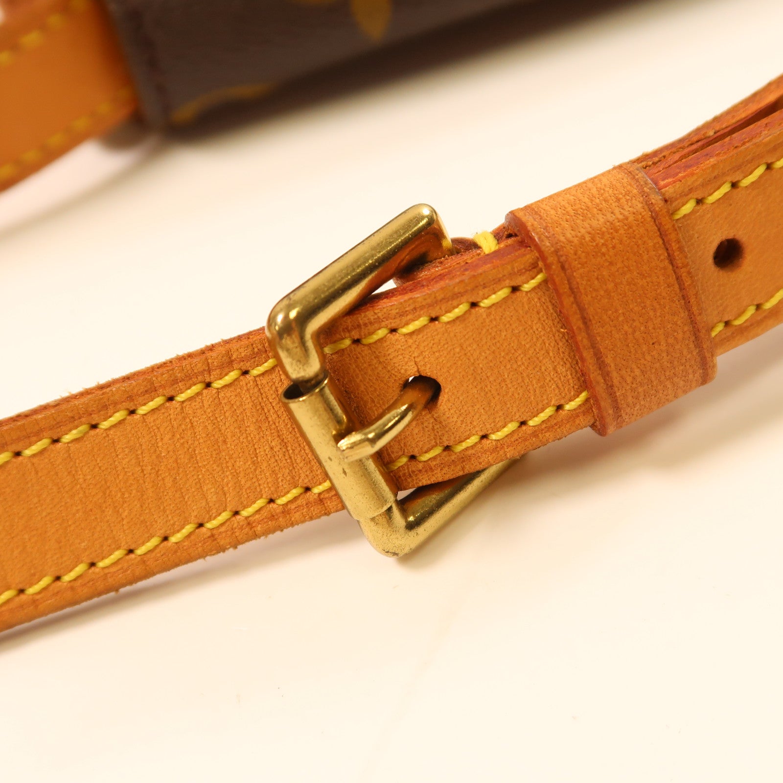LOUIS VUITTON Monogram Musette Salsa金扣肩背袋啡色