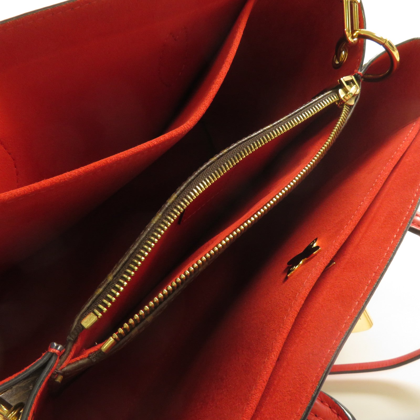 LOUIS VUITTON 【激減優惠】Monogram Flower Tote Bag金扣手挽肩背兩用袋啡色