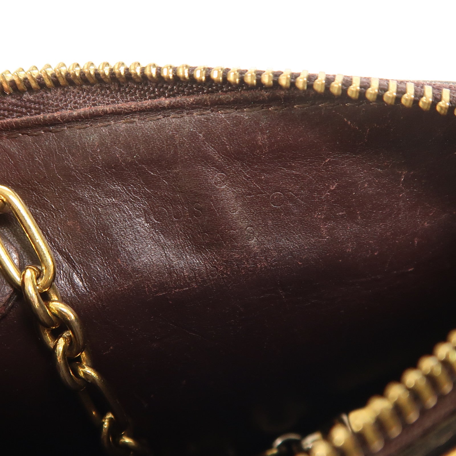 LOUIS VUITTON Monogram Vernis Coin Purse金扣零錢包