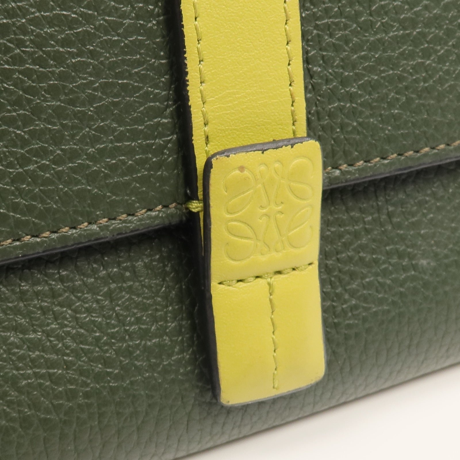 LOEWE 牛皮皮革Small Vertical Wallet錢包