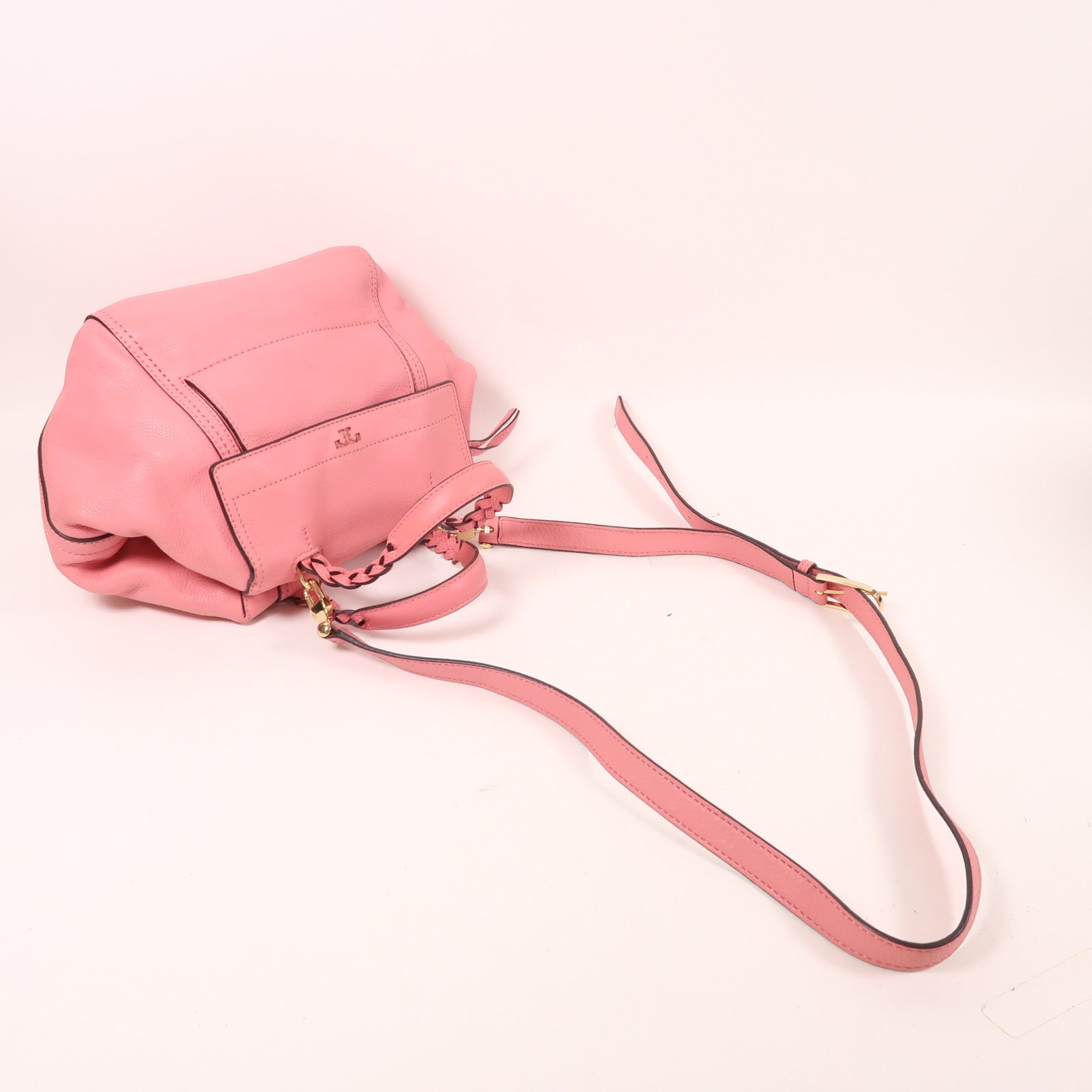 Tory Burch 牛皮皮革2 Way Shoulder金扣手挽肩背兩用袋