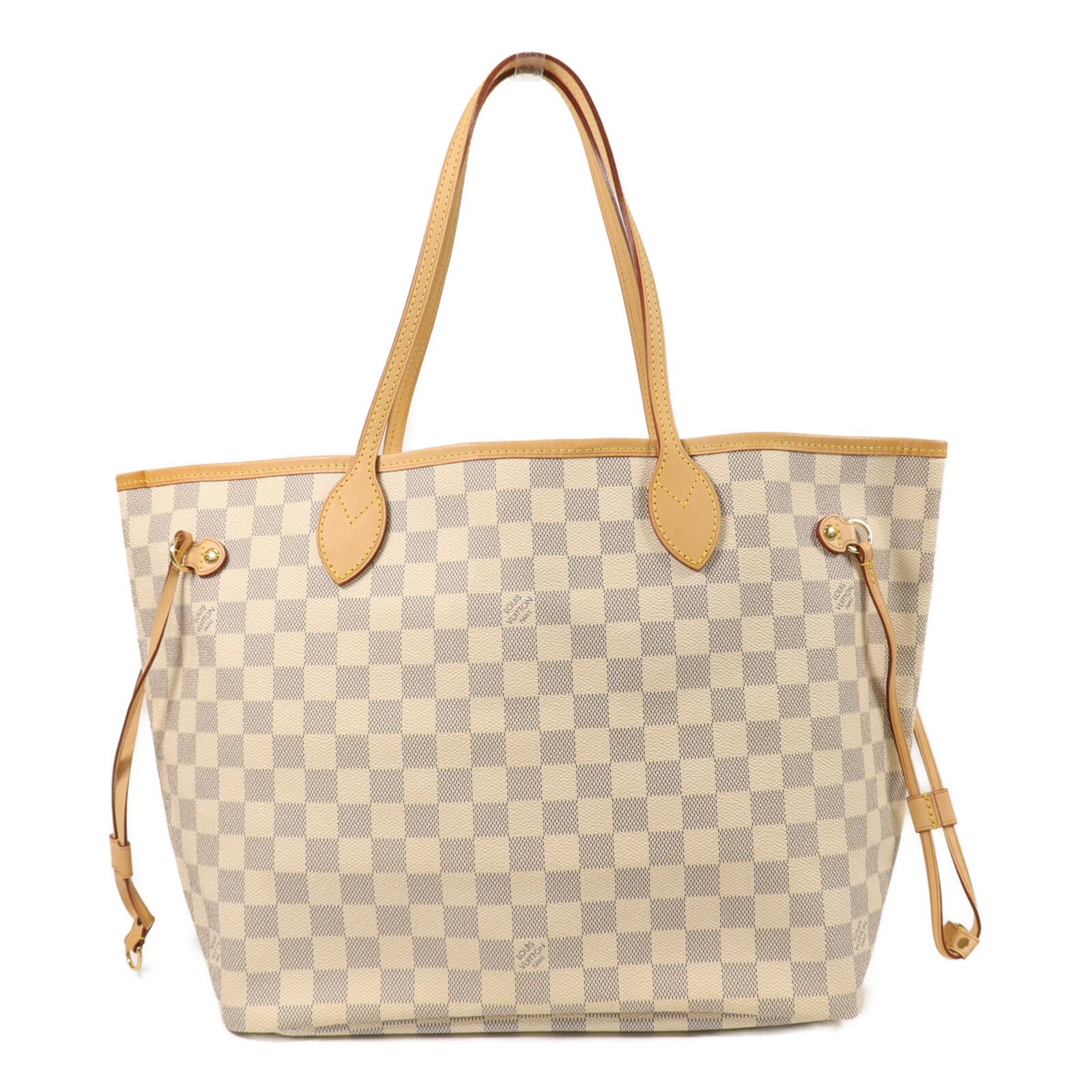 LOUIS VUITTON Damier Neverfull MM手挽袋