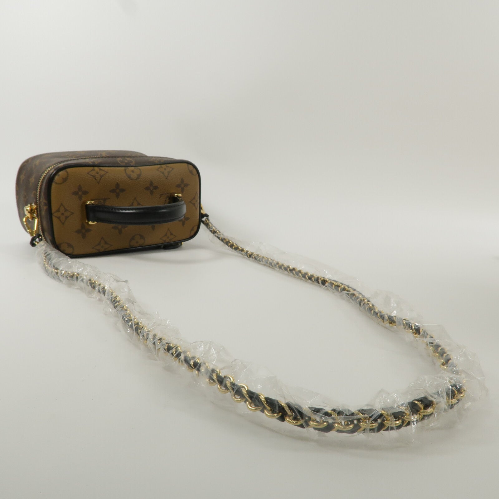 LOUIS VUITTON Monogram Reverse Vanity PM手挽肩背兩用袋