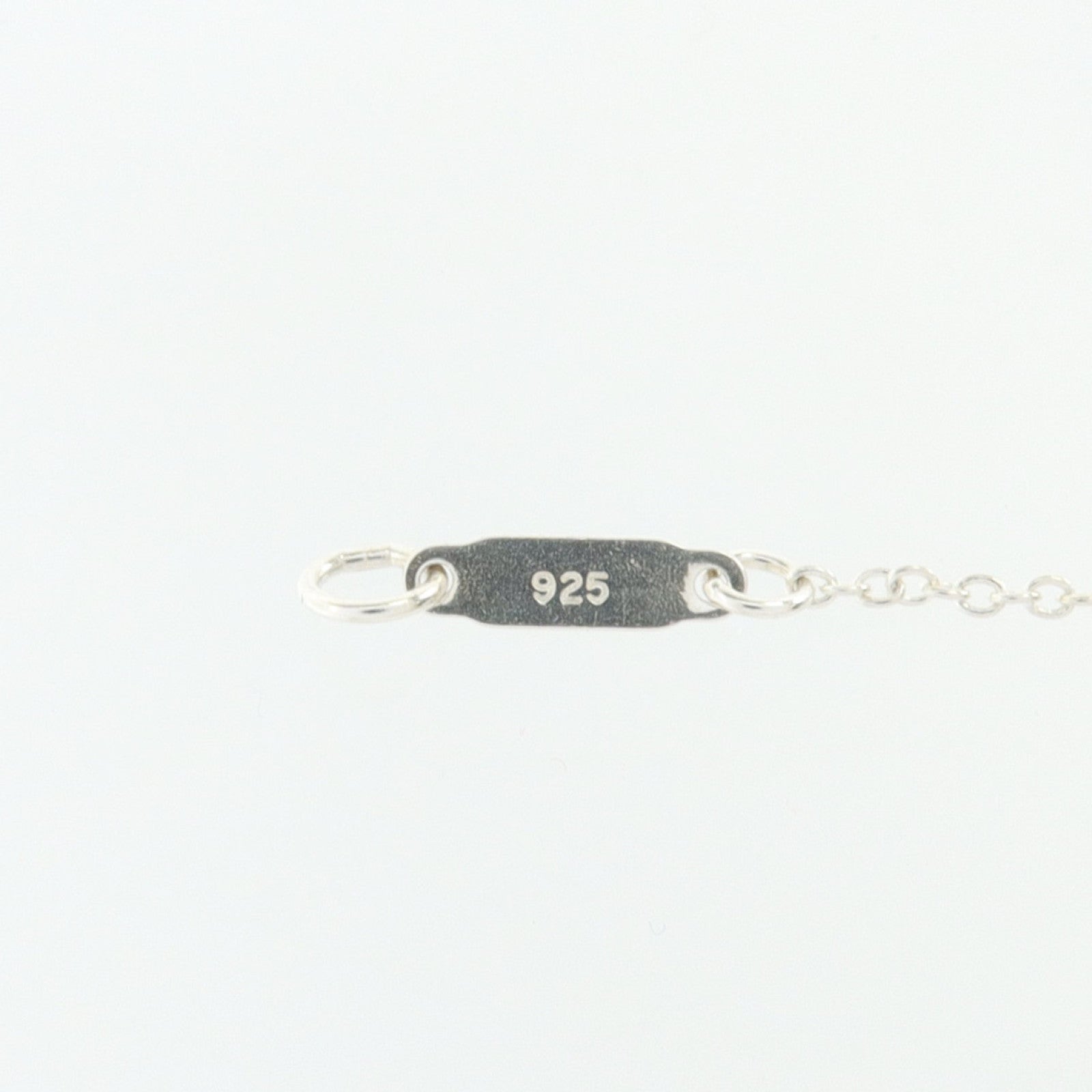 TIFFANY＆CO 925純銀/琺瑯Double Heart Tag Pendant項鏈
