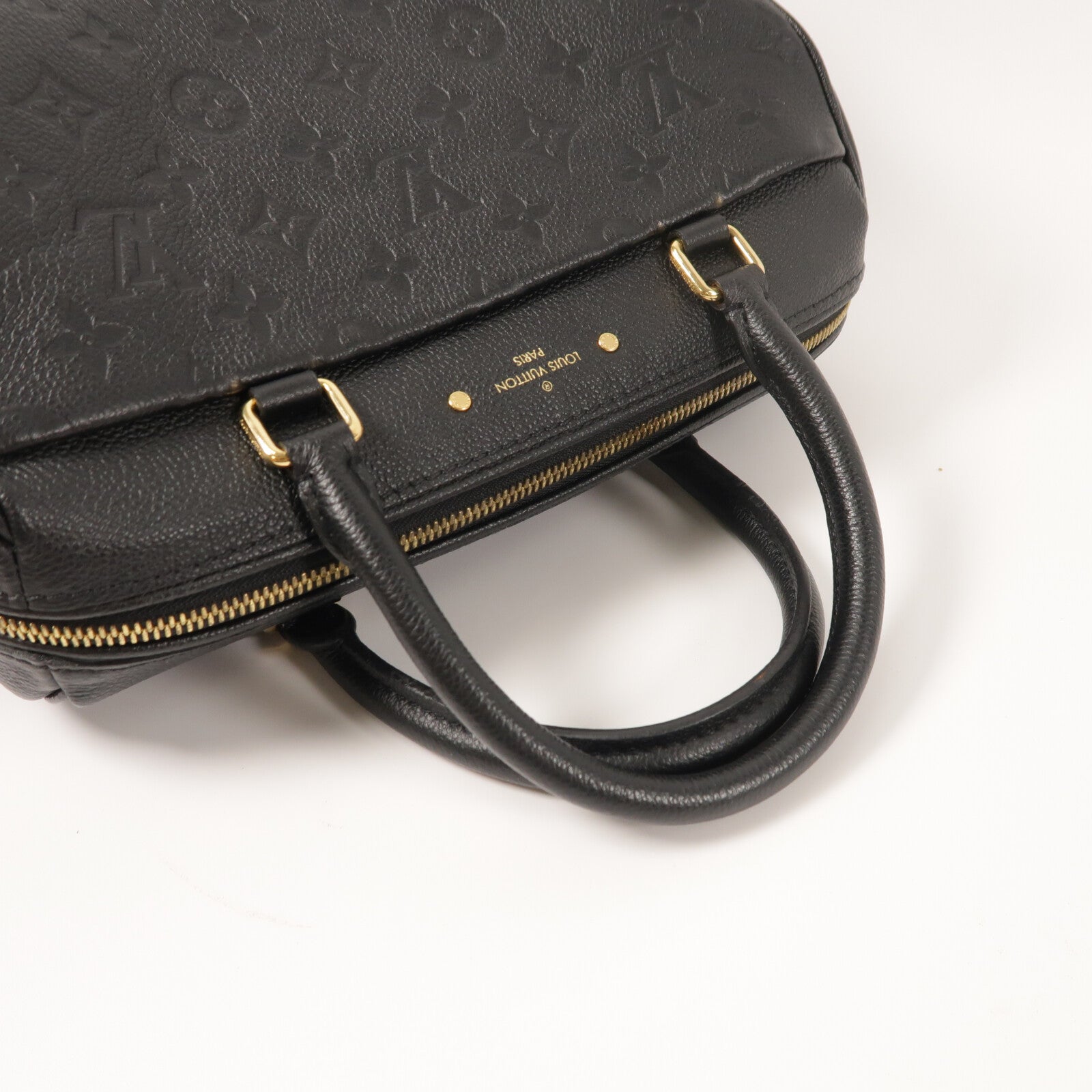 LOUIS VUITTON Monogram Empreinte Speedy Bandouliere 25金扣手挽肩背兩用袋