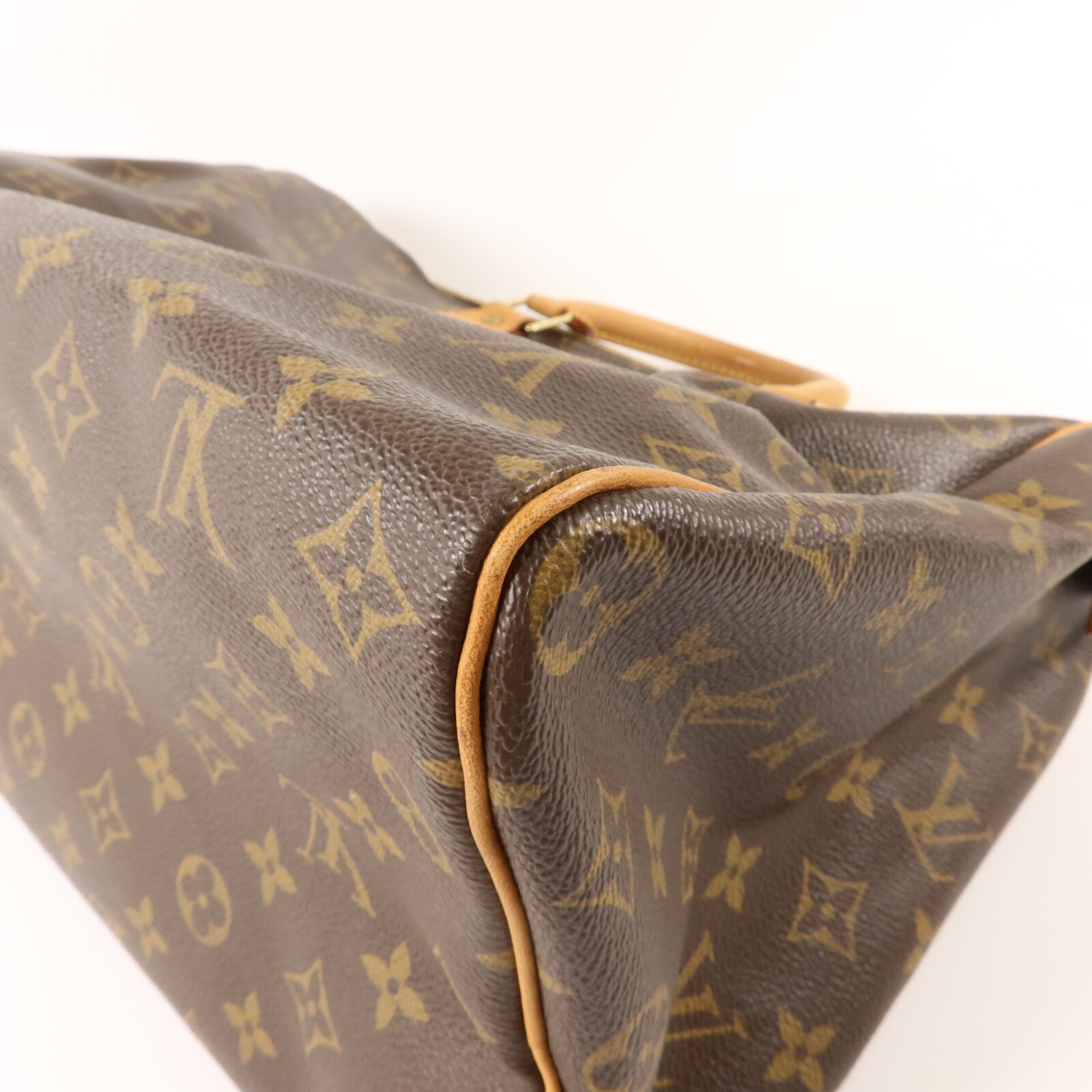 LOUIS VUITTON Monogram Speedy 35金扣手挽袋