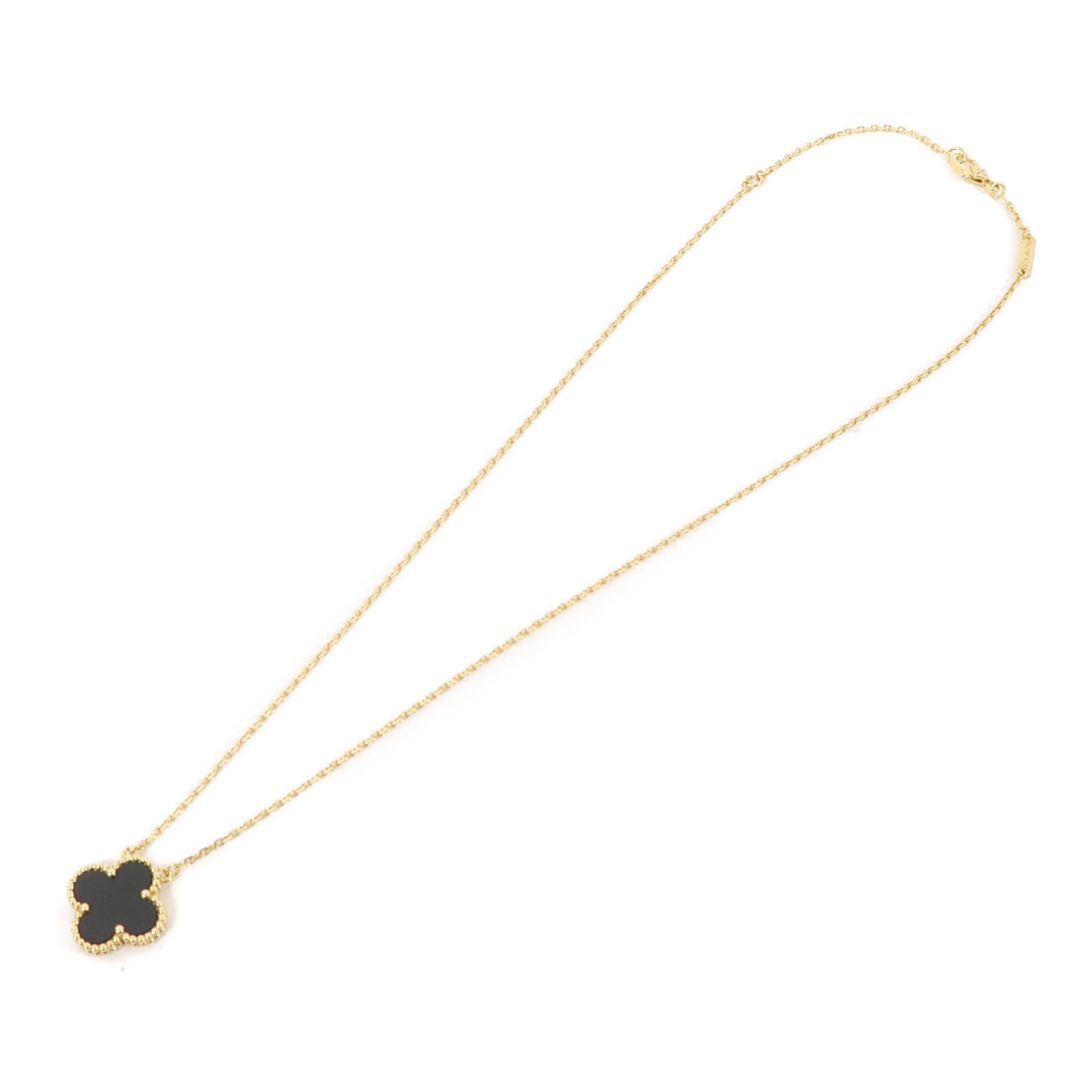 Van Cleef & Arpels 18K黃金Alhambra Necklace項鍊