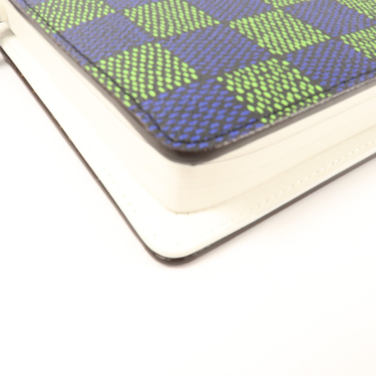 LOUIS VUITTON Damier Book Messenger銀扣肩背袋