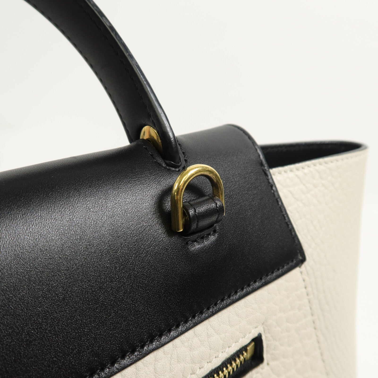 CELINE 牛皮皮革Micro Belt手挽肩背兩用袋