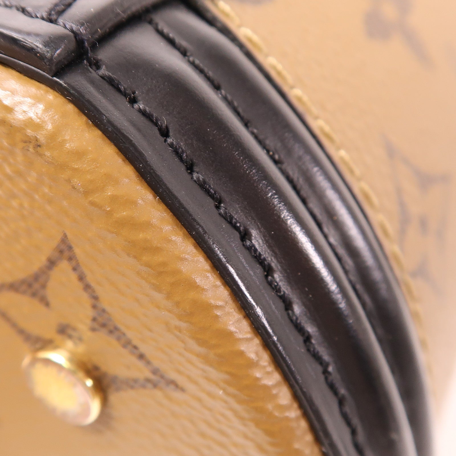 LOUIS VUITTON 【激減優惠】Monogram Reverse Cannes金扣手挽肩背兩用袋